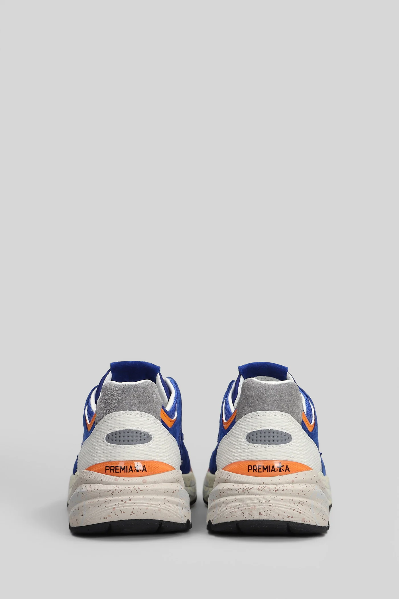 Mase Sneakers in blue Suede and fabric - Image 4