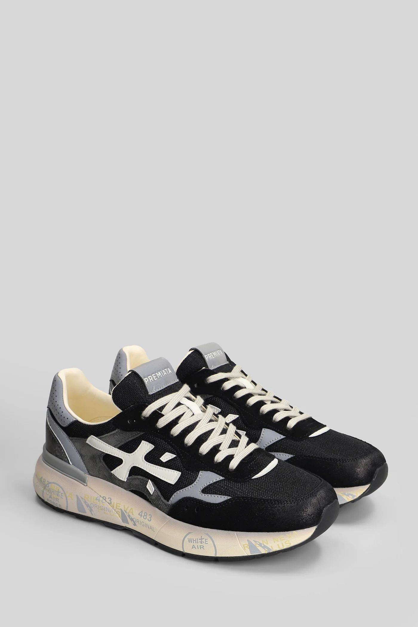 Mick 0.1 Sneakers in black Suede and fabric - Image 2