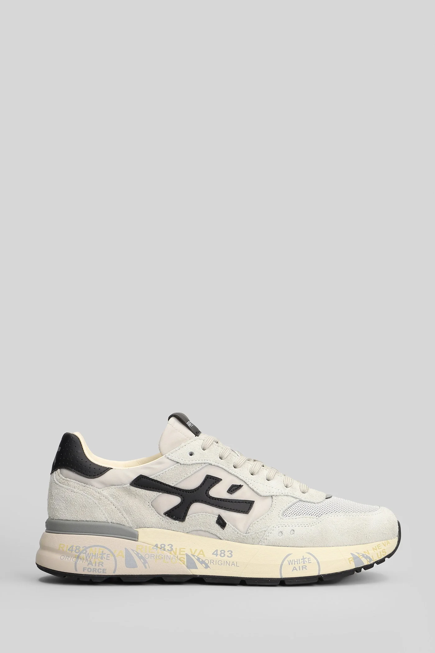 Mick 0.1 Sneakers in grey Suede and fabric