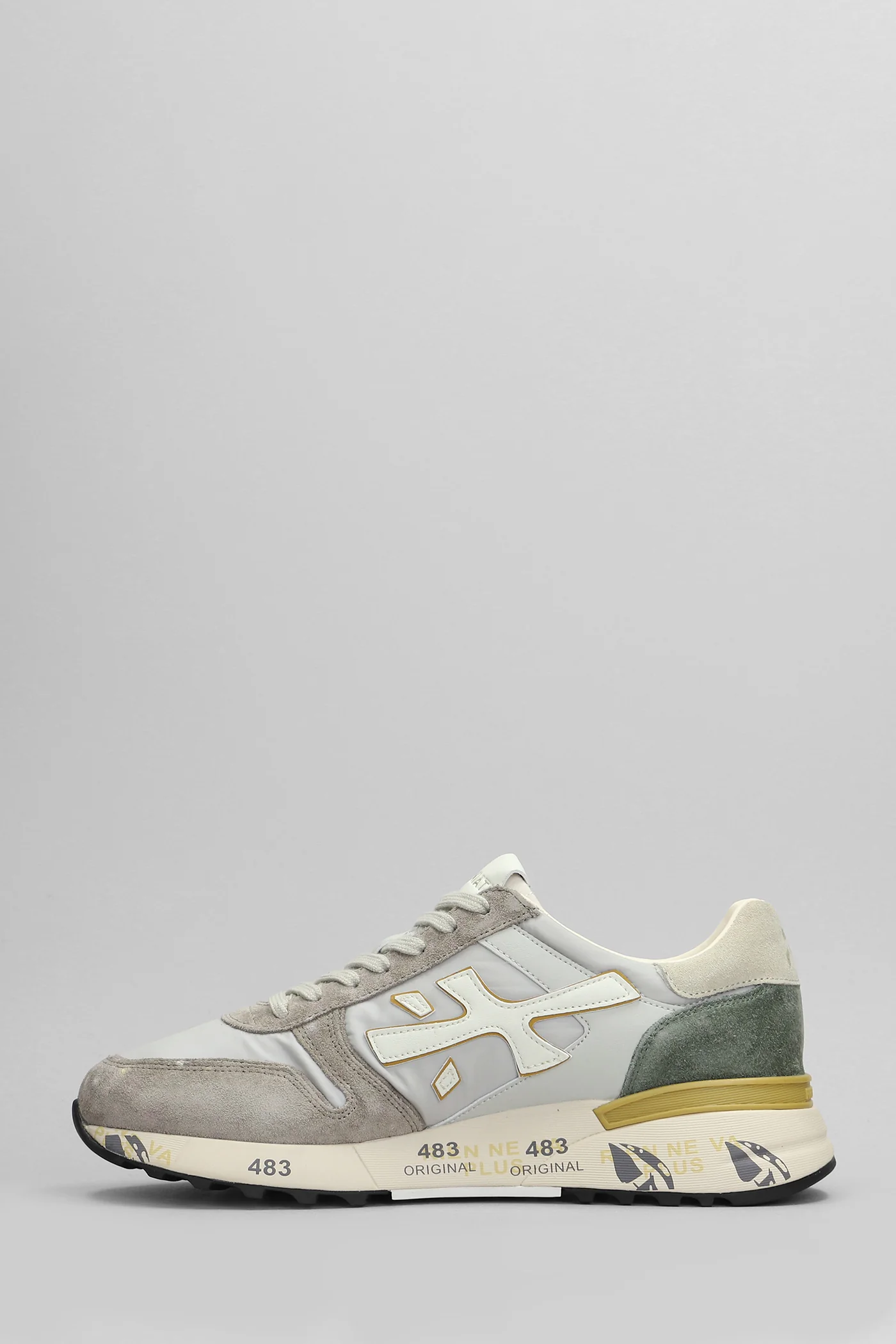 Mick Sneakers in beige Suede and fabric - Image 3