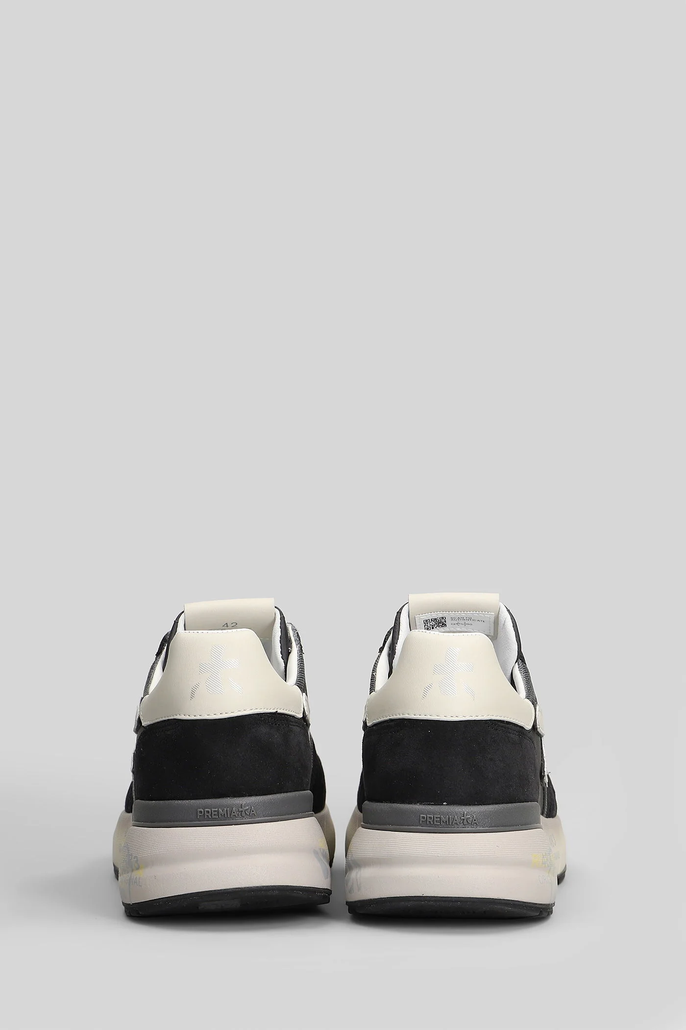Mick Sneakers in black Suede and fabric - Image 4