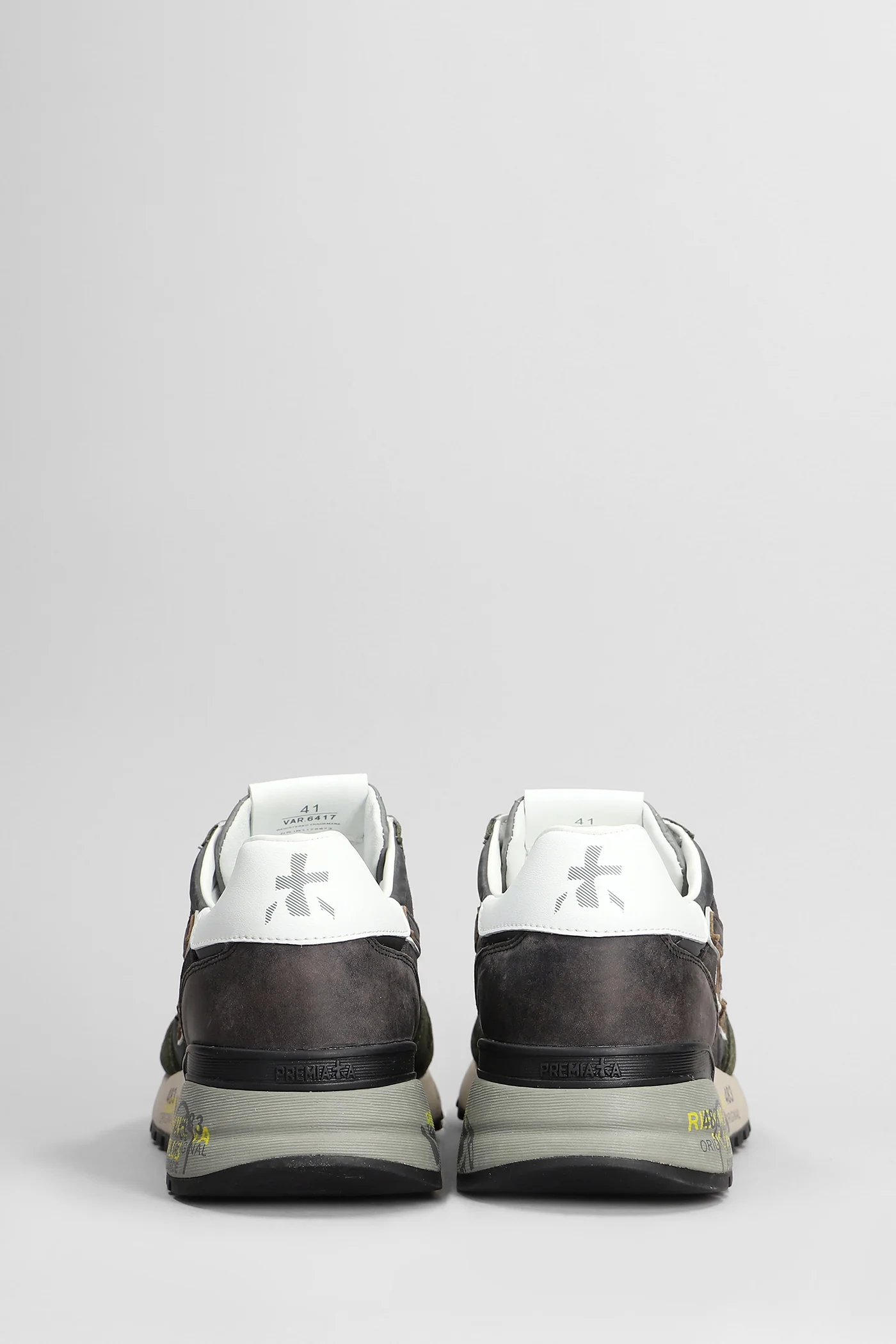 Mick Sneakers in green Suede and fabric - Image 4