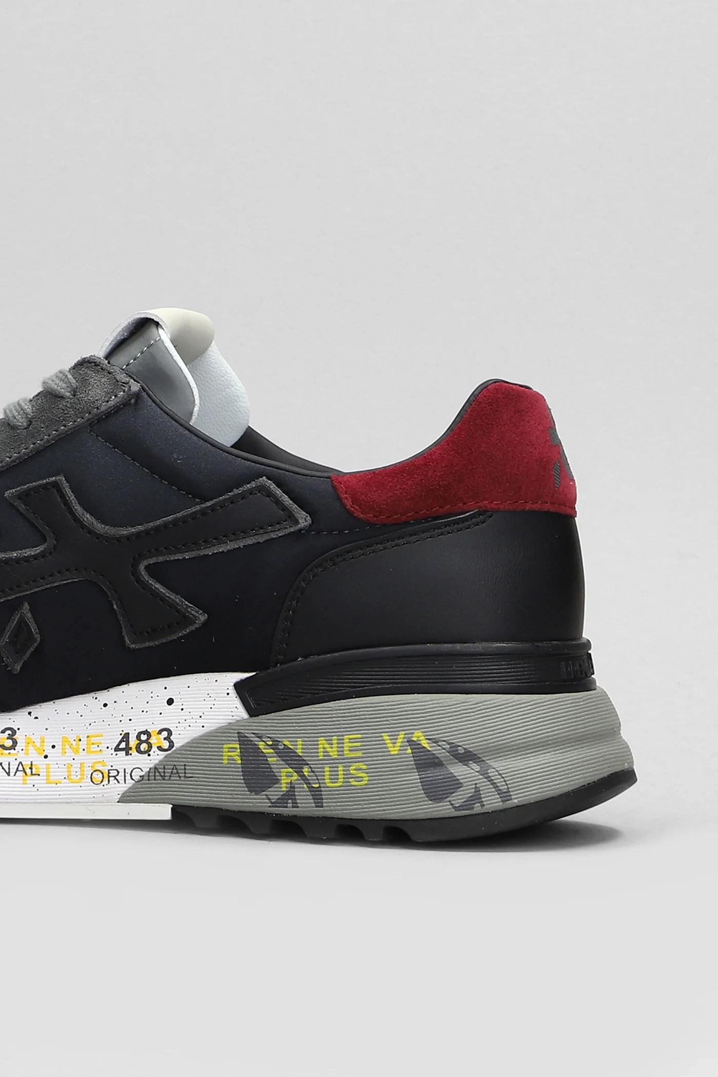 Mick Sneakers in grey Suede and fabric - Image 5