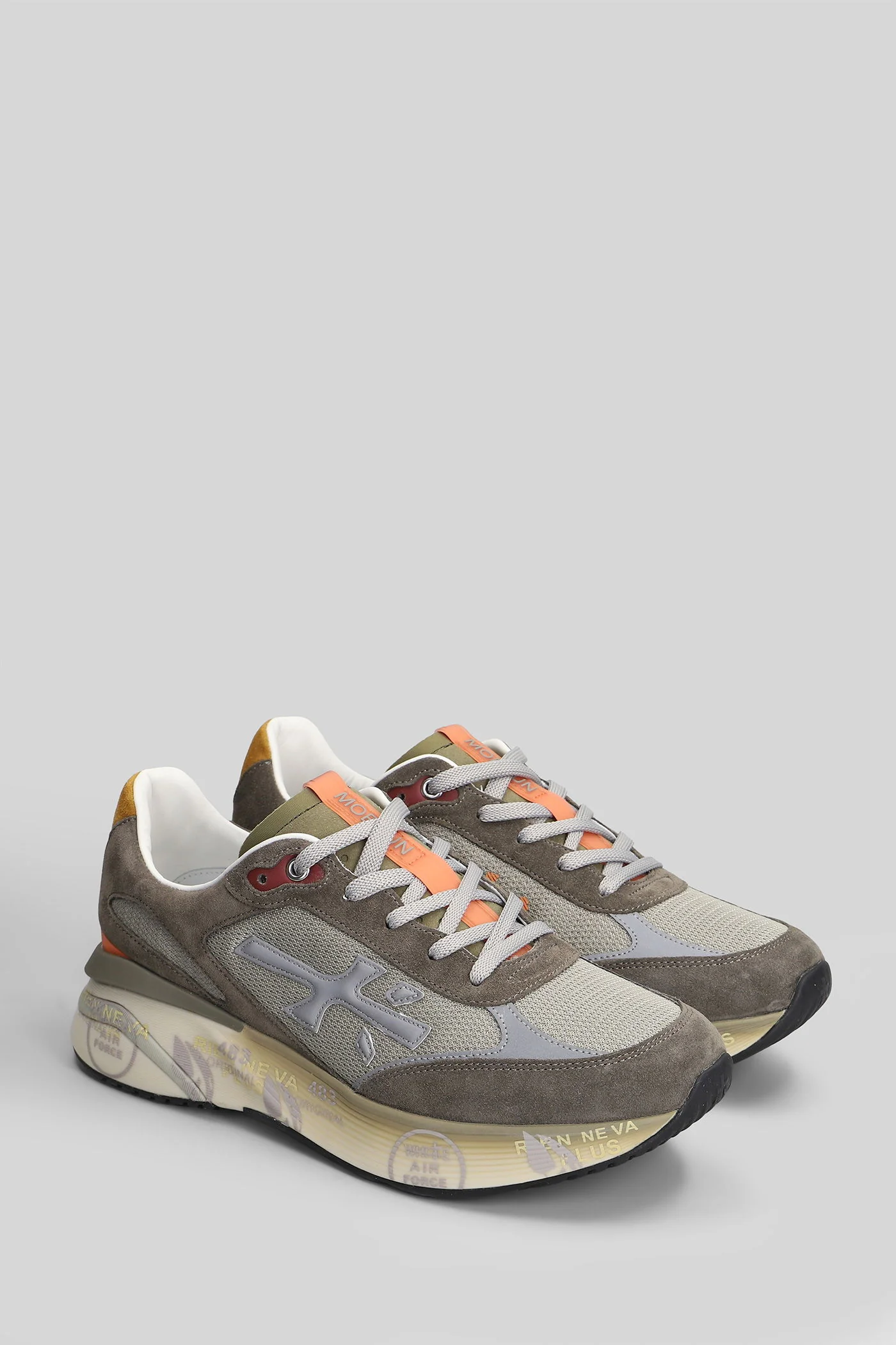 Moerun Sneakers in green Suede and fabric - Image 2