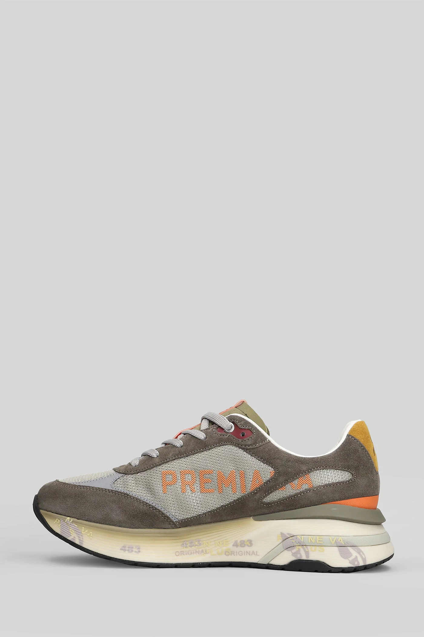 Moerun Sneakers in green Suede and fabric - Image 3