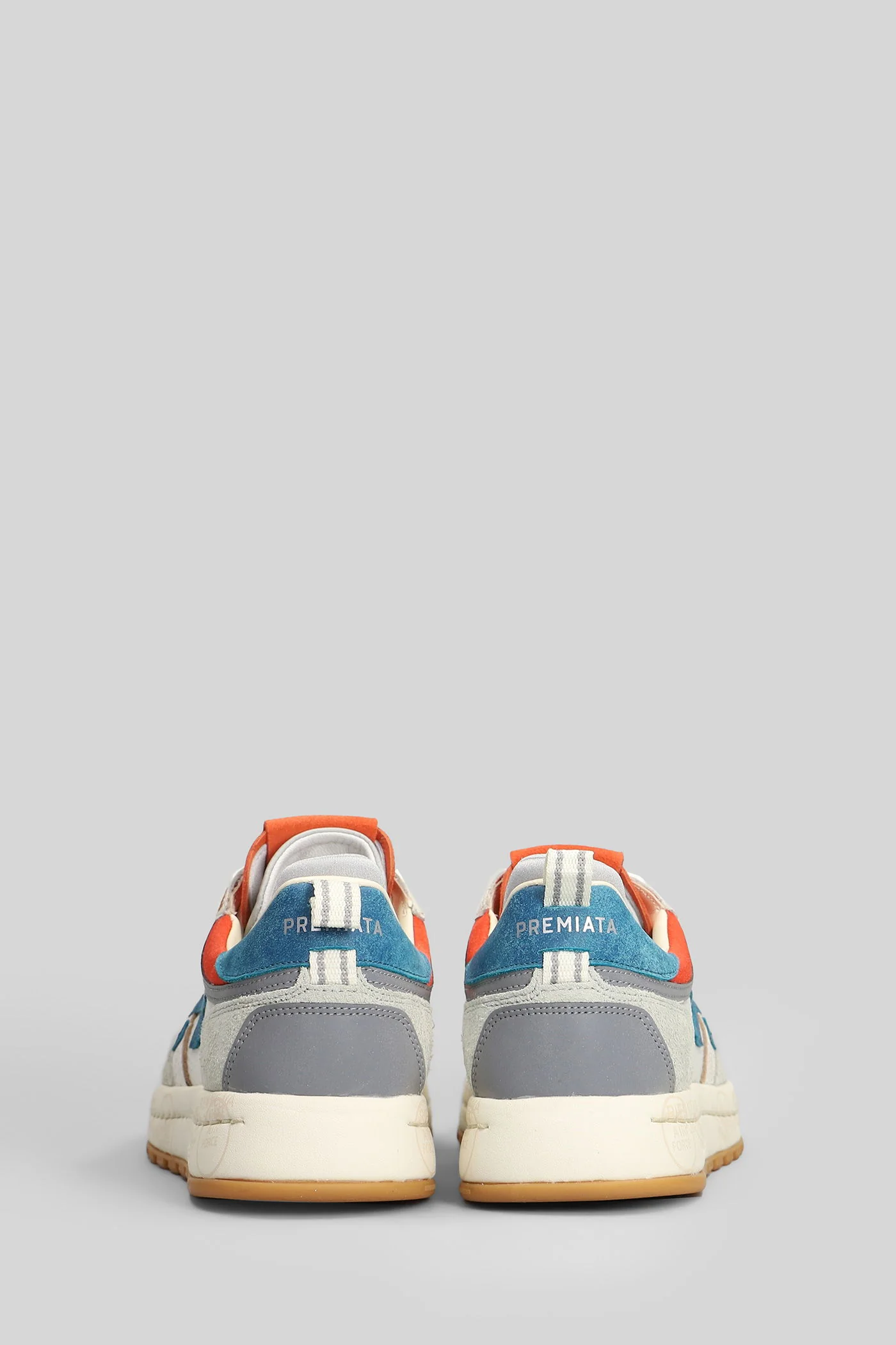 Nous Sneakers in grey Suede and fabric - Image 4