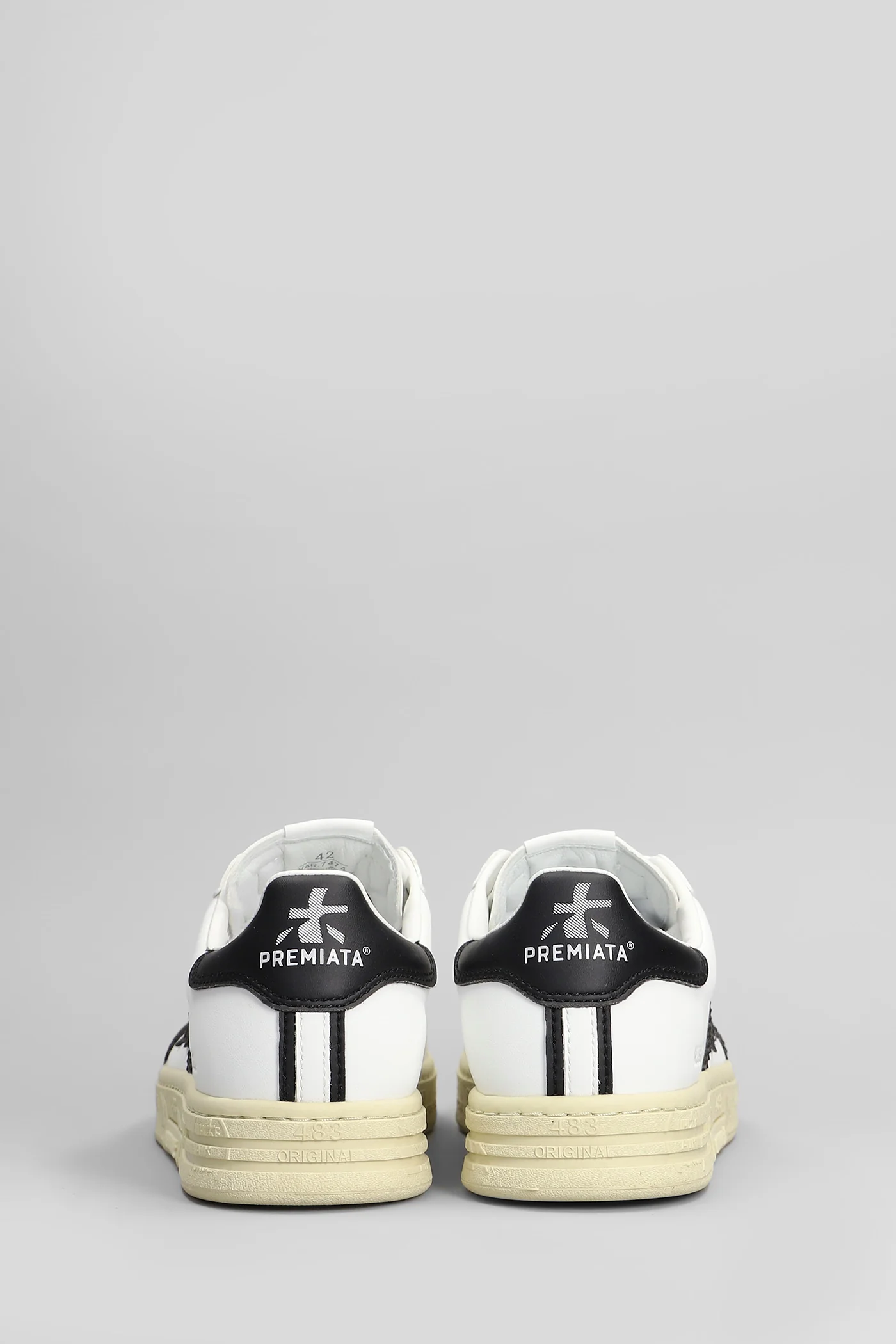 Russell Sneakers in white leather - Image 4