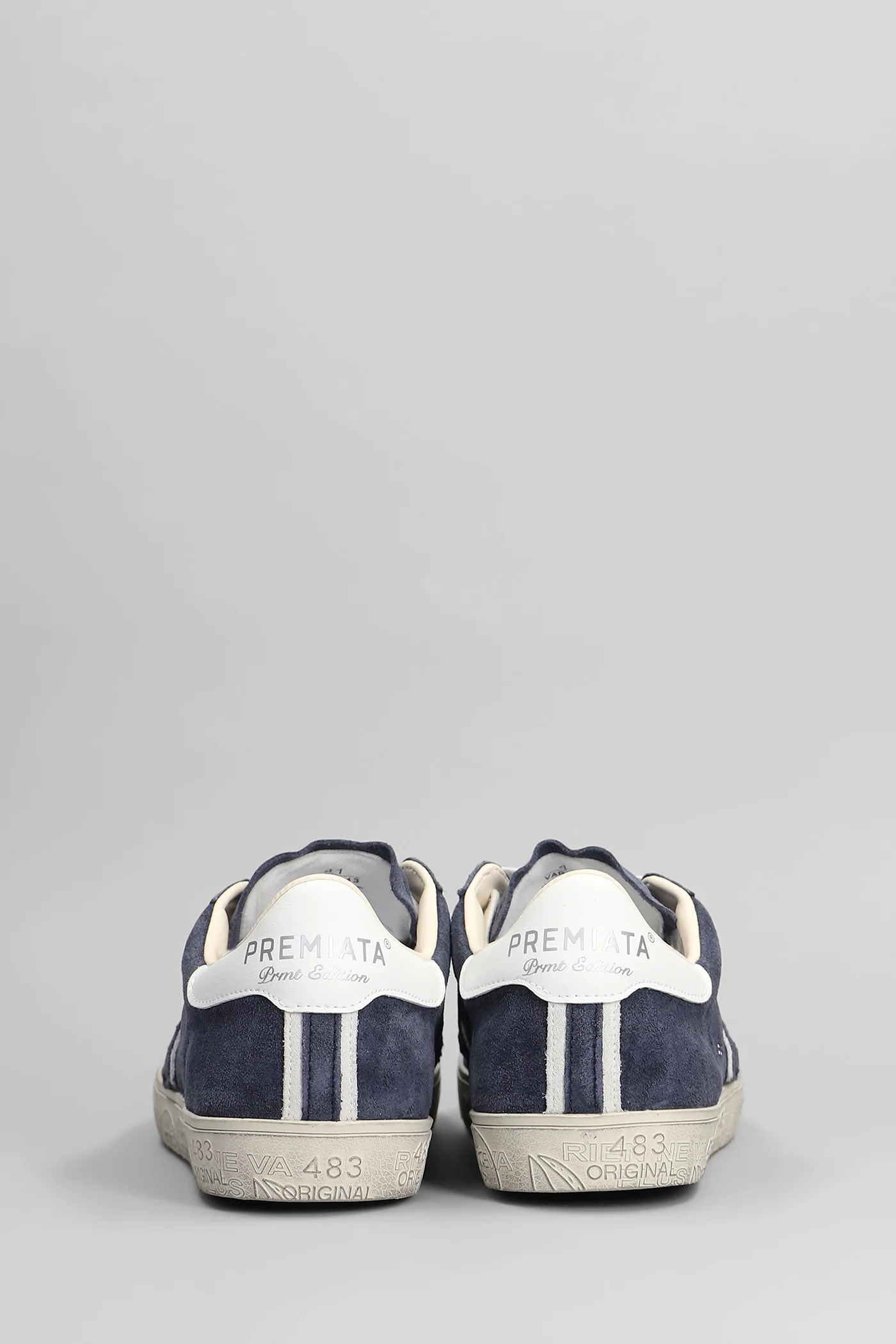 Steven Sneakers in blue Suede and fabric - Image 4