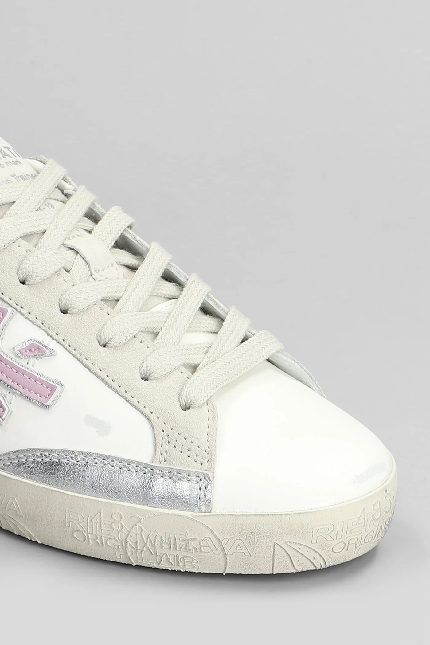 Steven Sneakers in white leather - Image 5