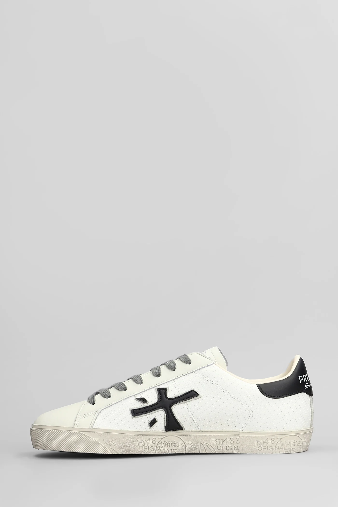 Steven Sneakers in white leather - Image 3