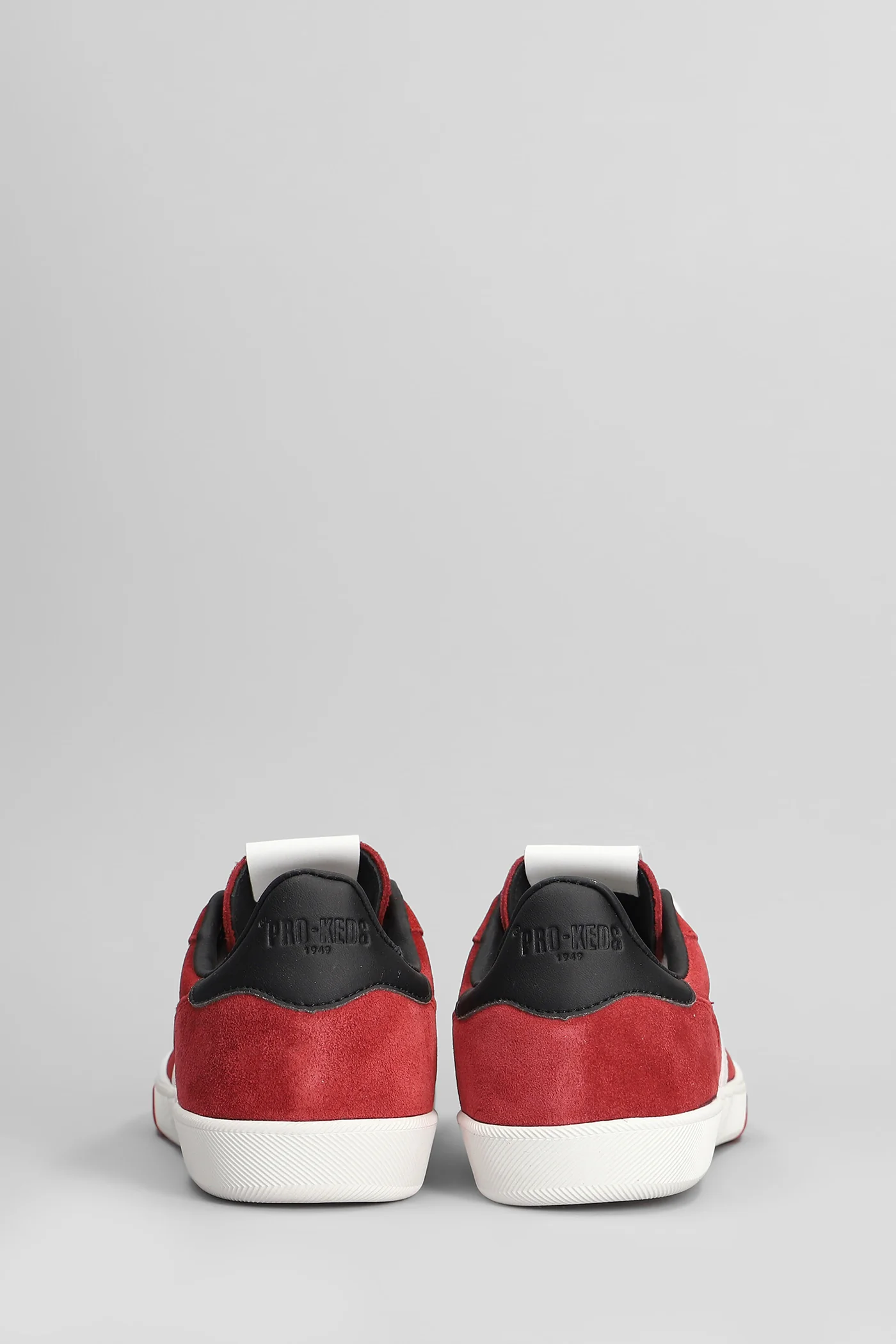 Court ace Sneakers in red suede - Image 4