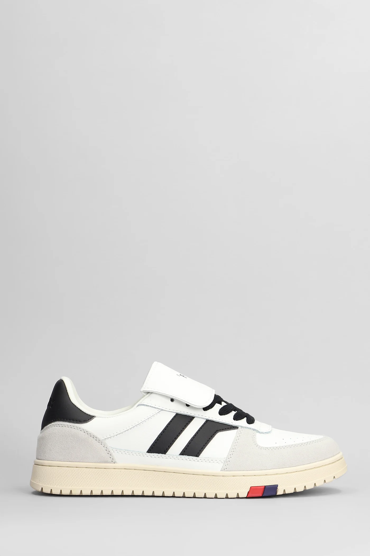 Field king Sneakers in white suede and leather