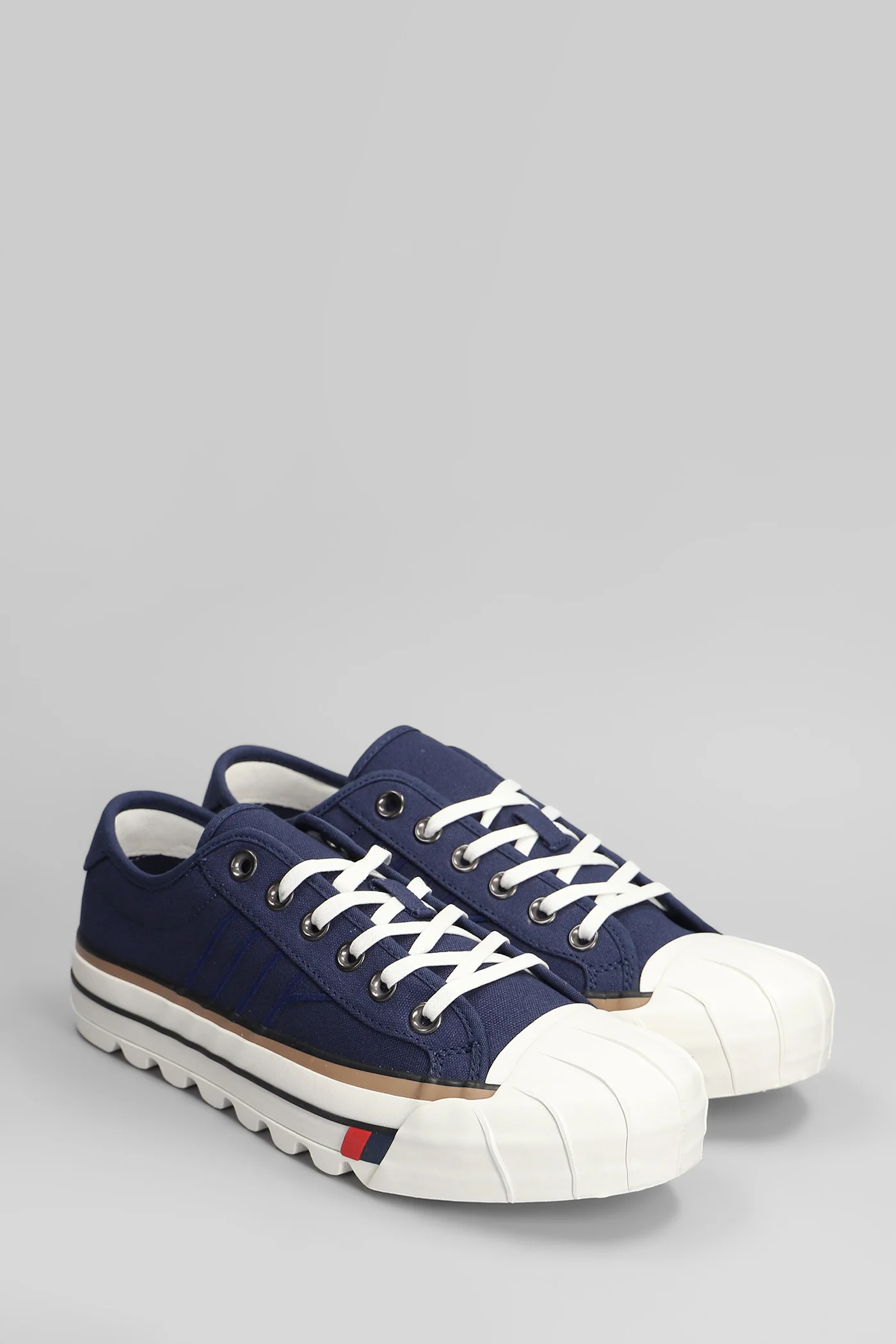 Royal intrepid Sneakers in blue canvas - Image 2