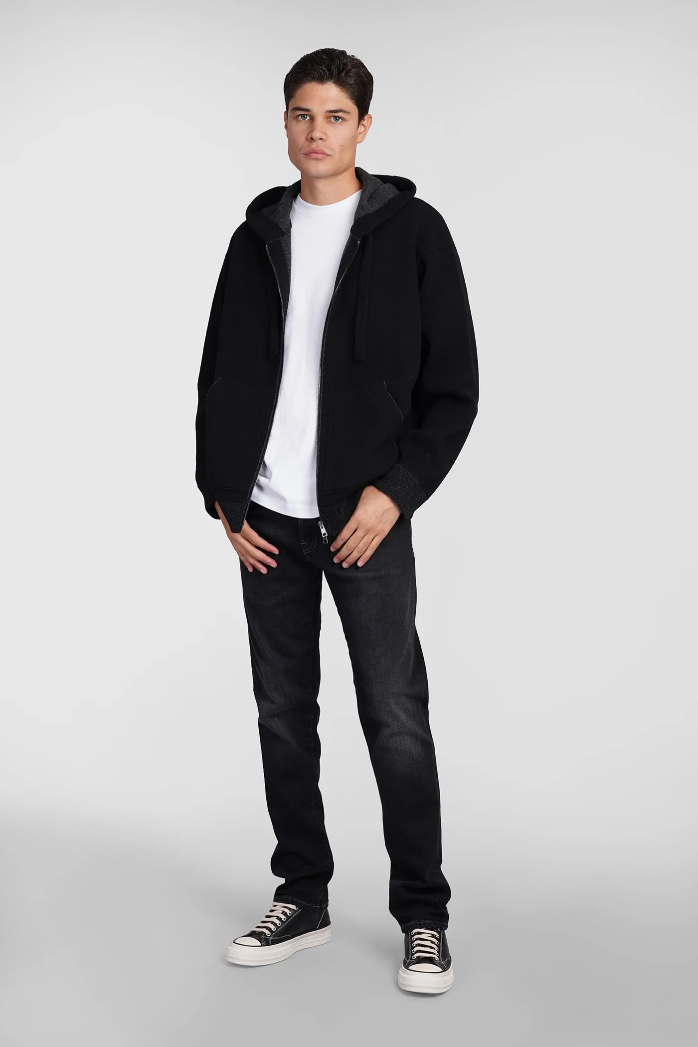 Jeans in black denim - Image 2