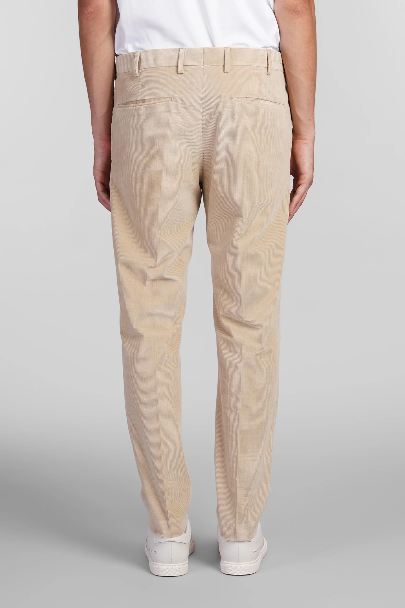 Pants in beige cotton - Image 3