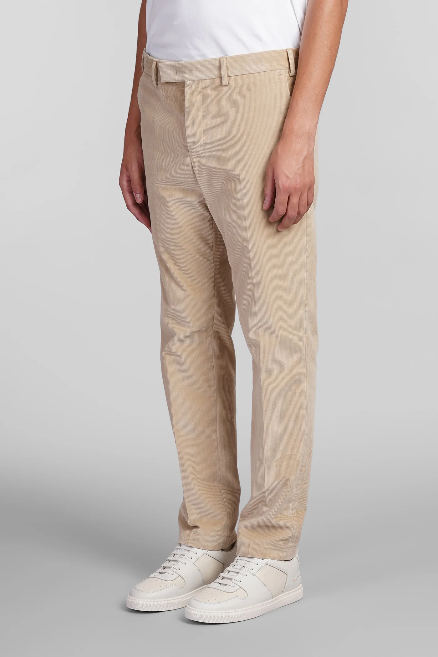 Pants in beige cotton - Image 4