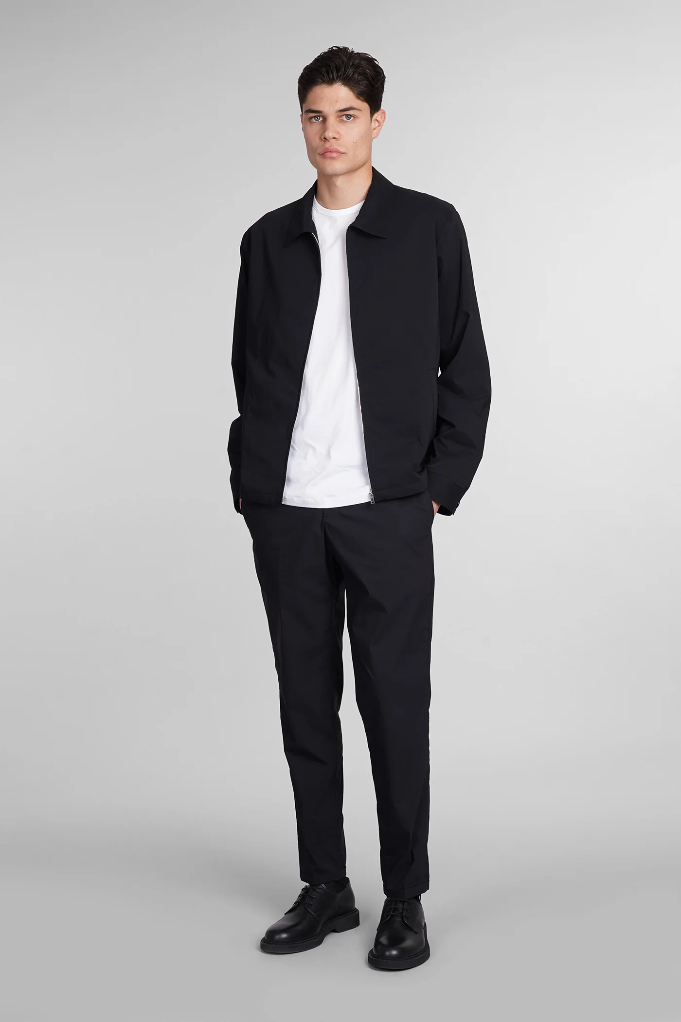Pants in black cotton - Image 2
