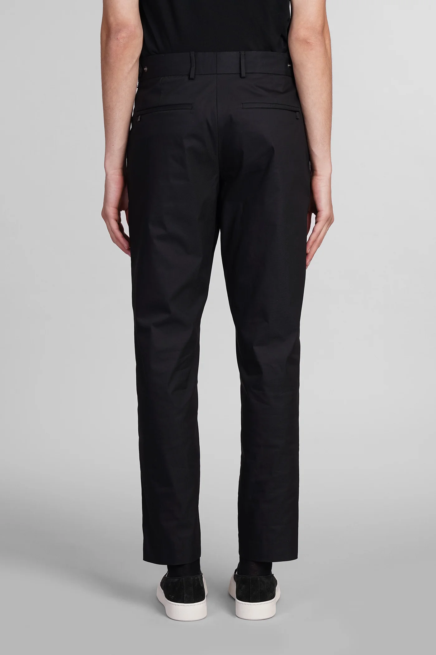 Pants in black cotton - Image 3