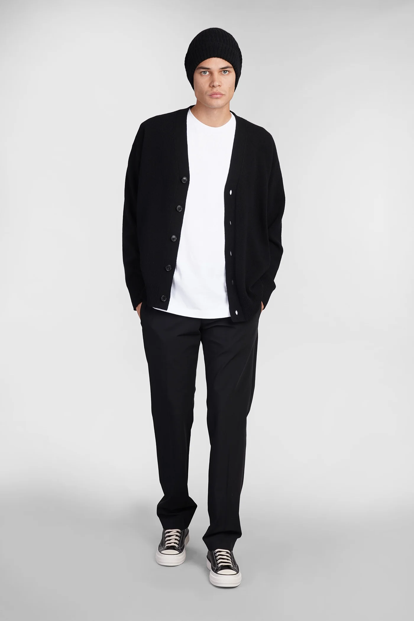 Pants in black cotton - Image 2