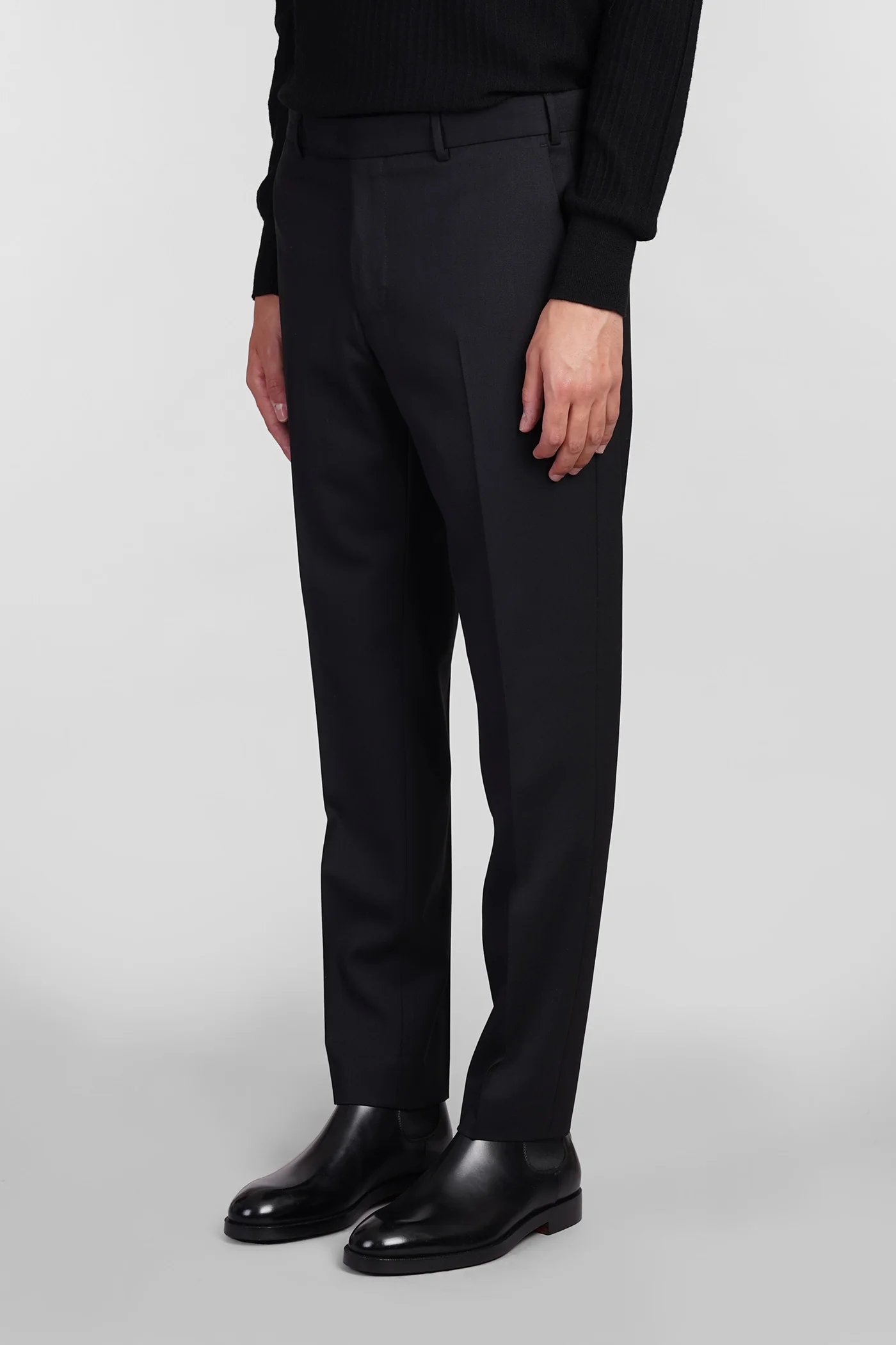 Pants in black wool - Image 3