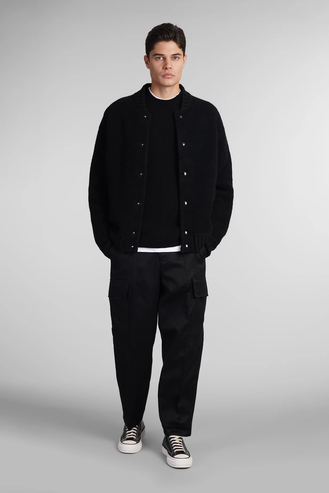 Pants in black wool - Image 2