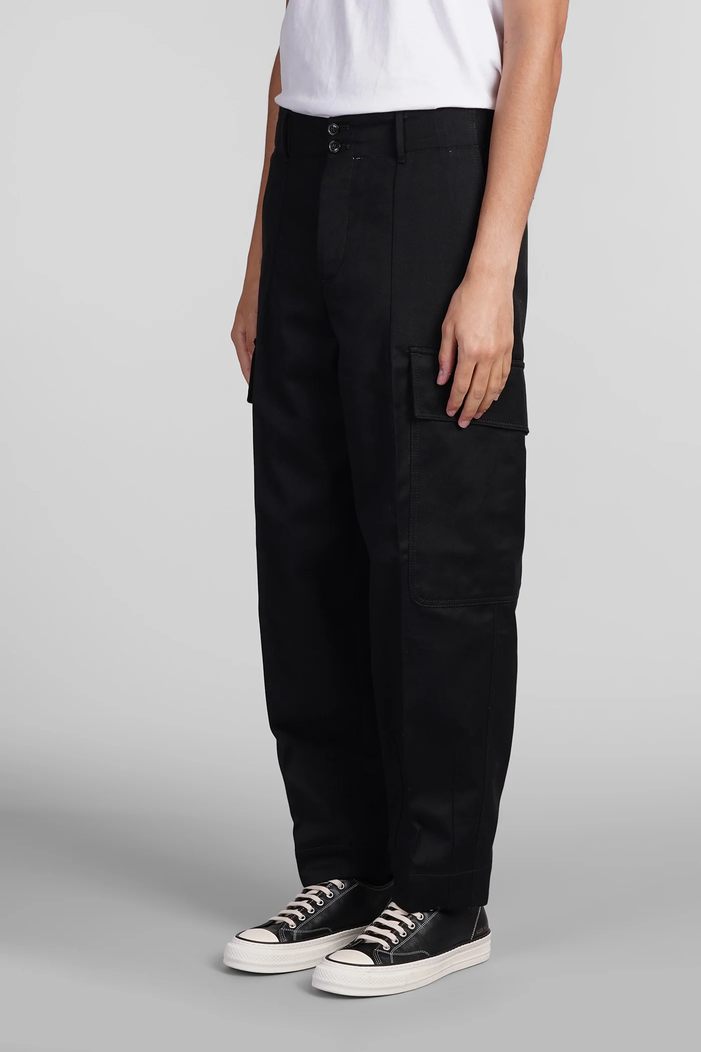 Pants in black wool - Image 4