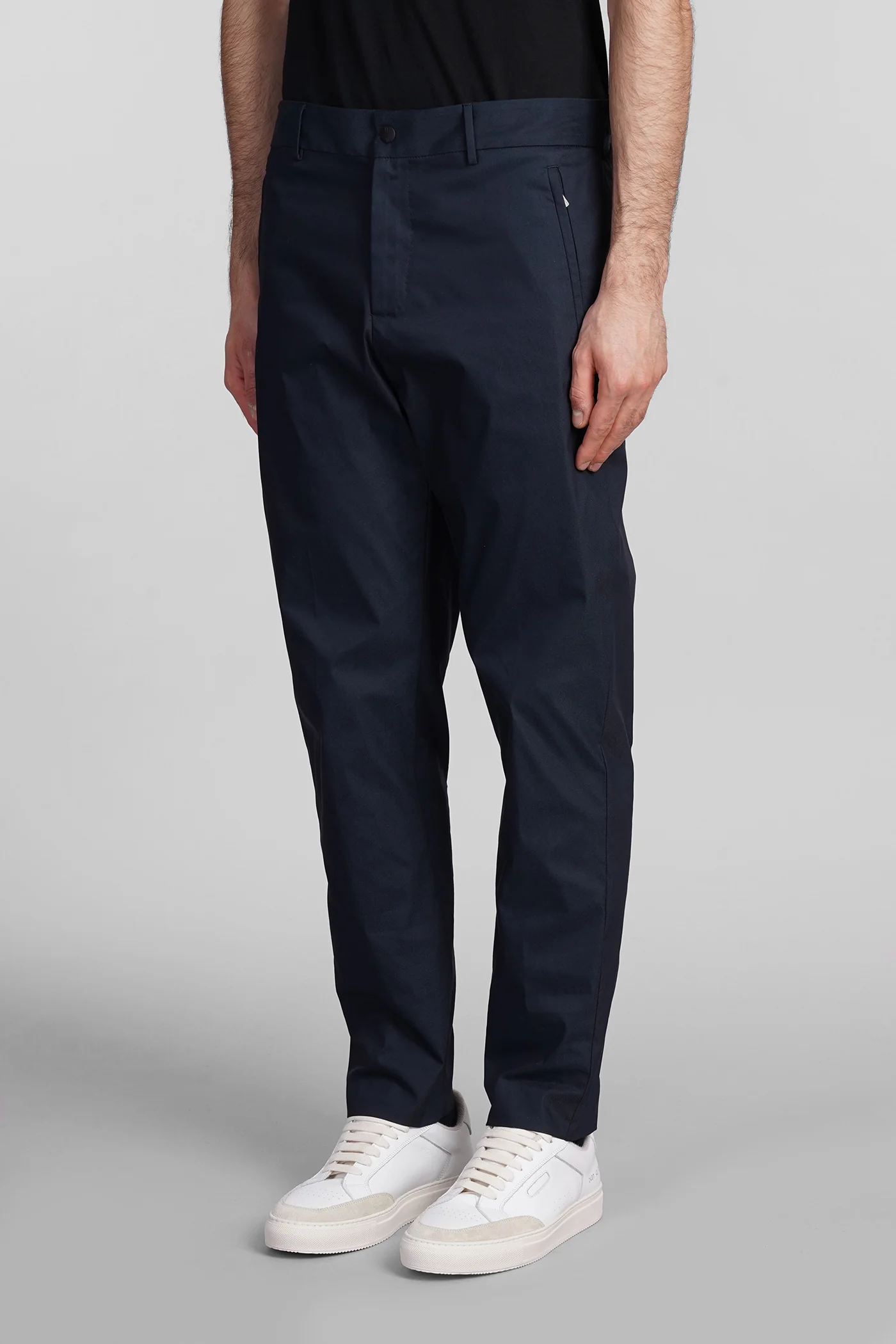 Pants in blue cotton - Image 4