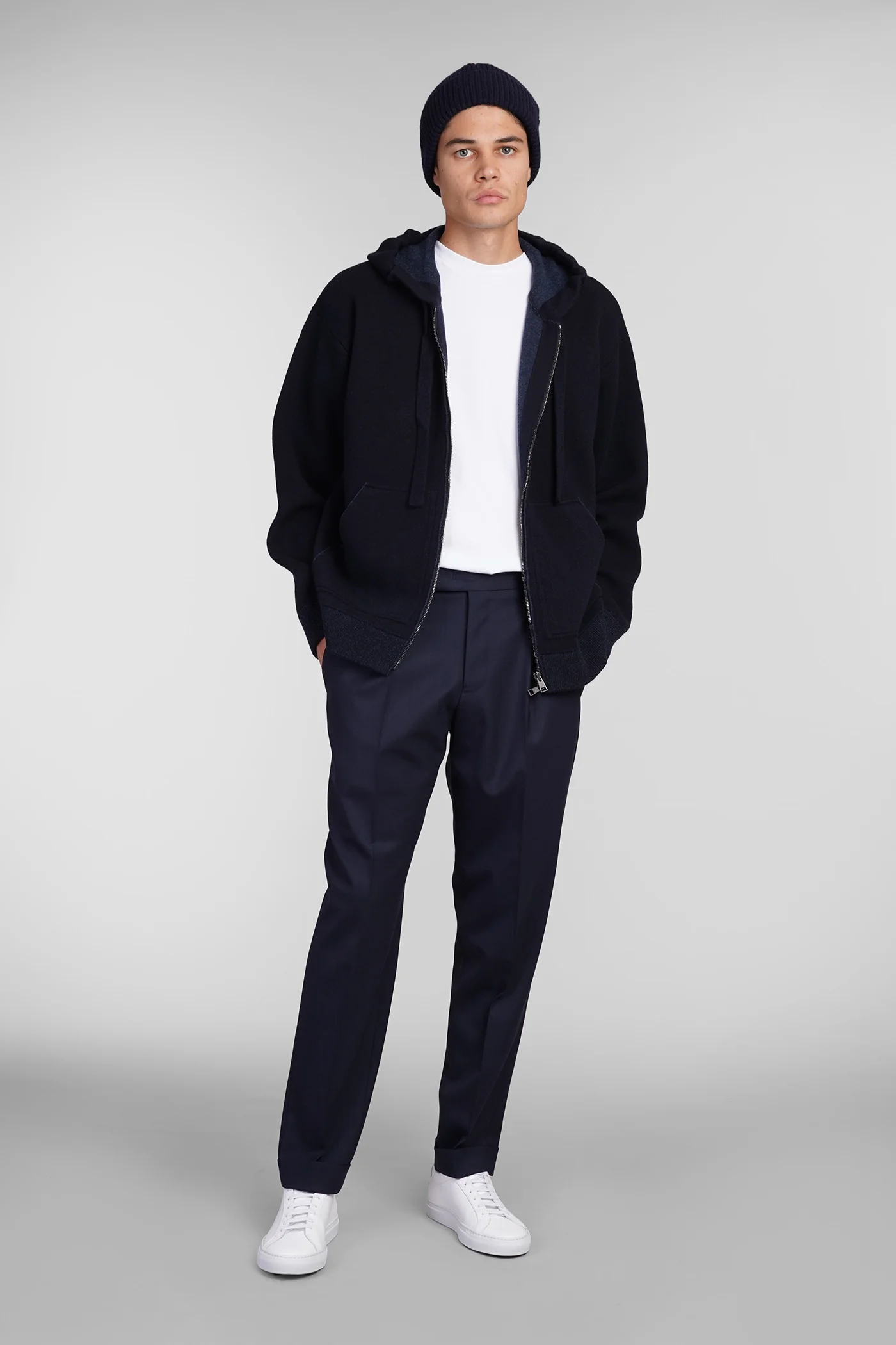 Pants in blue wool - Image 2