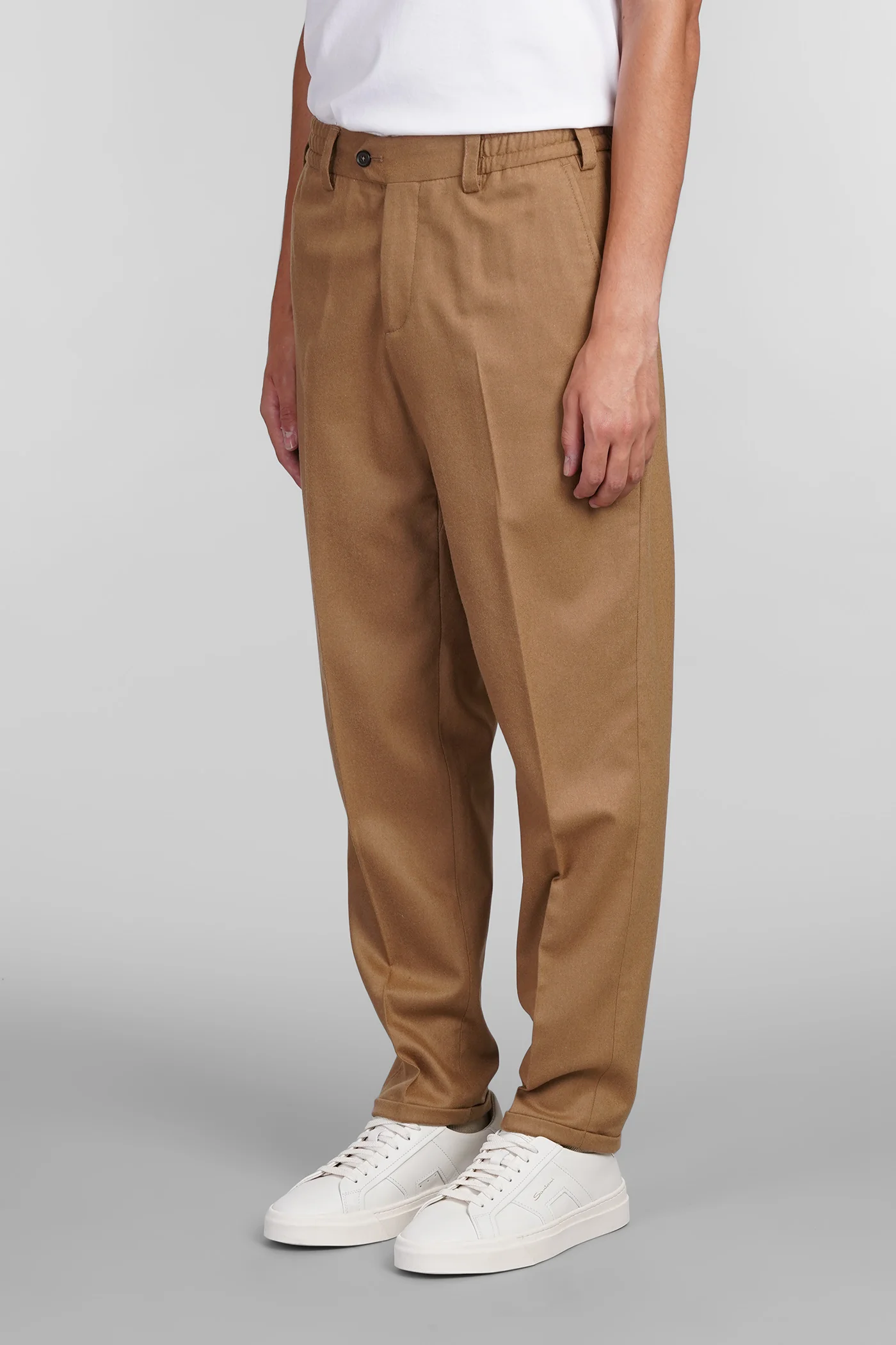 Pants in Camel wool - Image 19