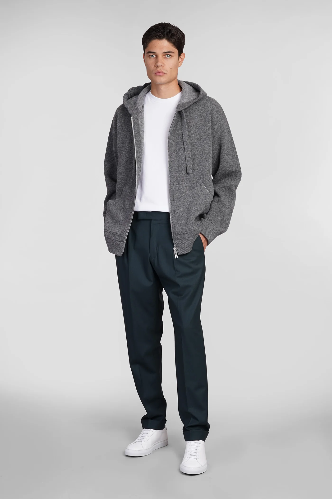 Pants in green wool - Image 2