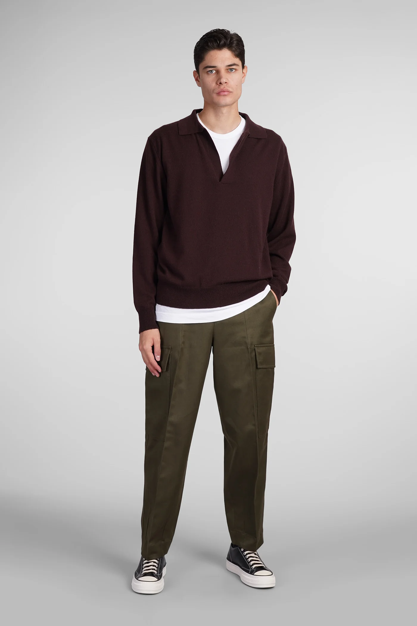 Pants in green wool - Image 2