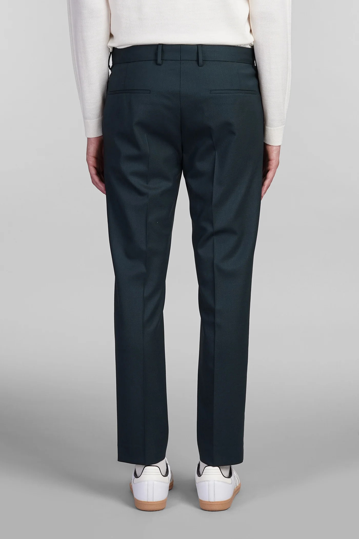 Pants in green wool - Image 3