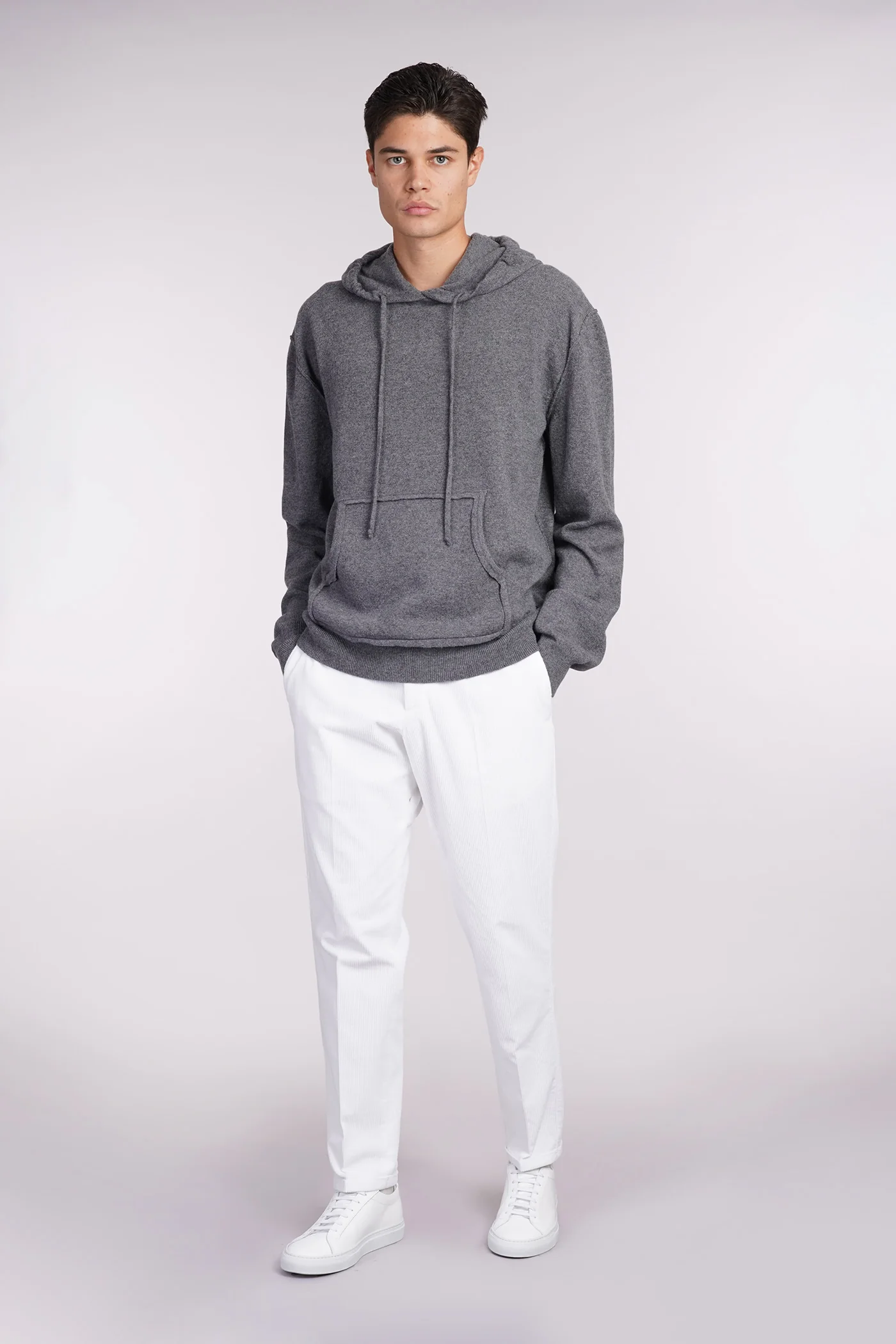 Pants in white cotton - Image 2