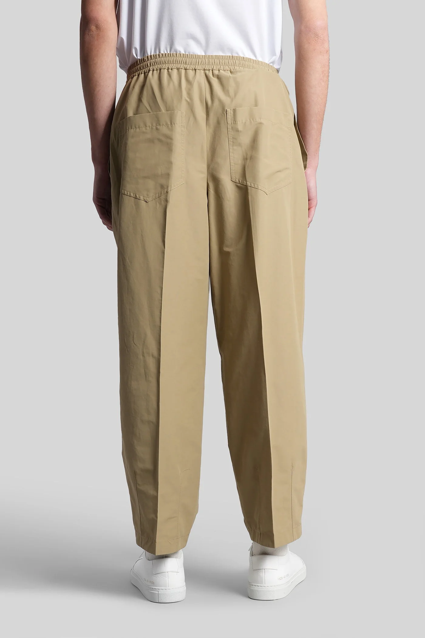 Ry02 Pants in beige cotton - Image 3