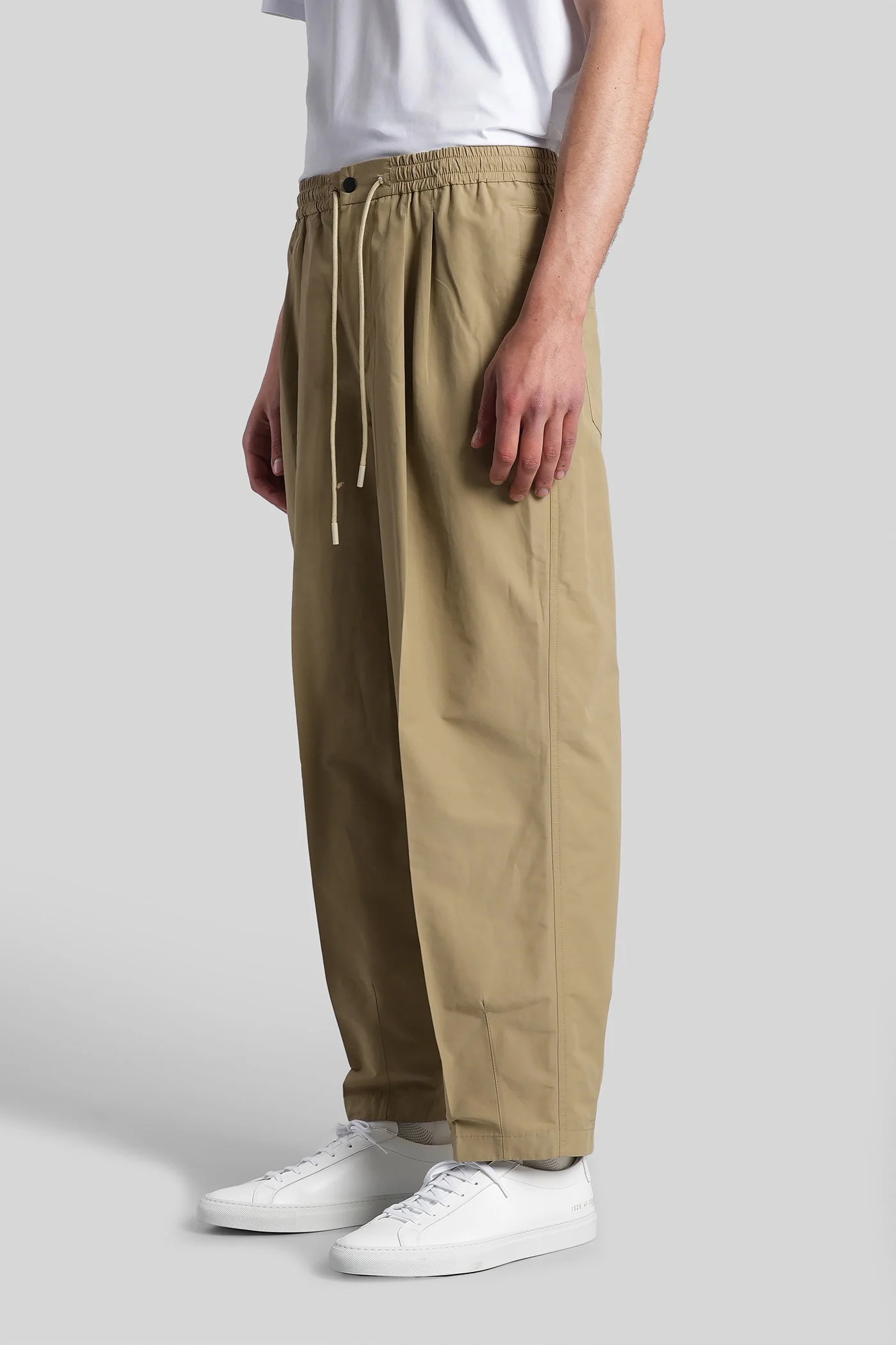 Ry02 Pants in beige cotton - Image 4