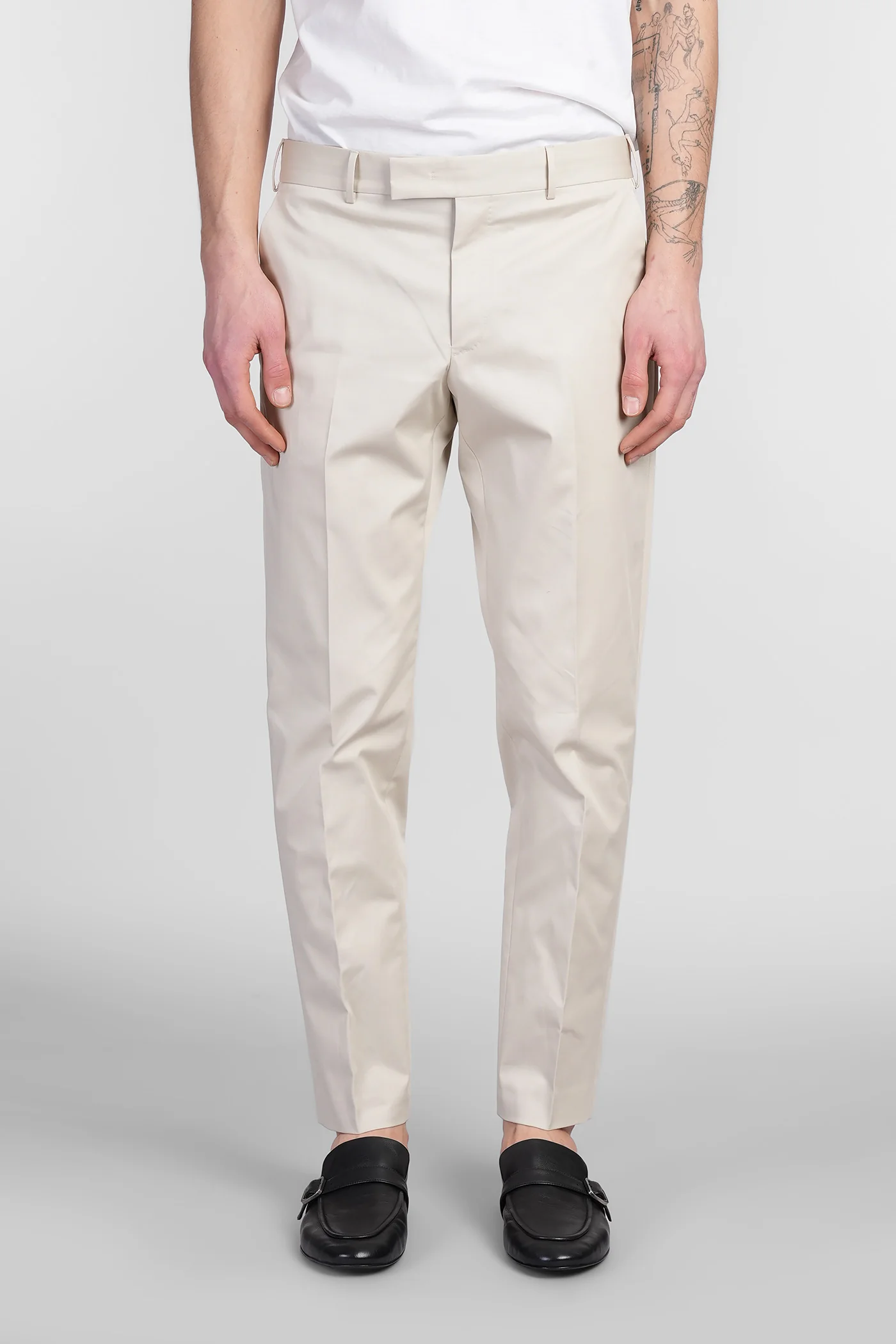 SD59 Pants in beige cotton