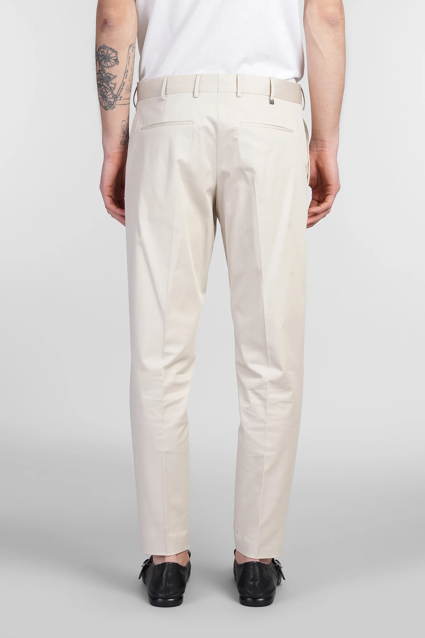 SD59 Pants in beige cotton - Image 3