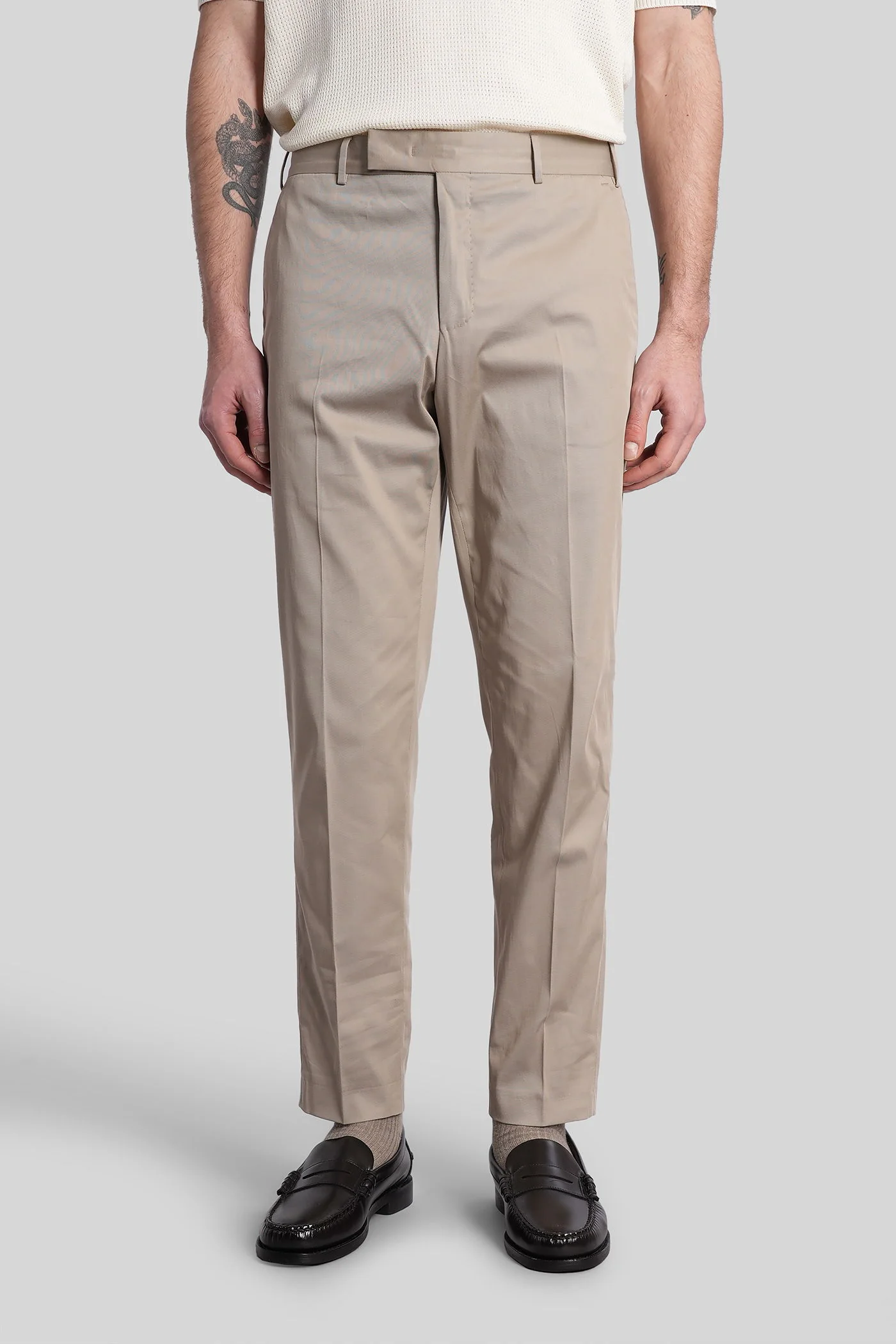 Sd80 Pants in beige cotton