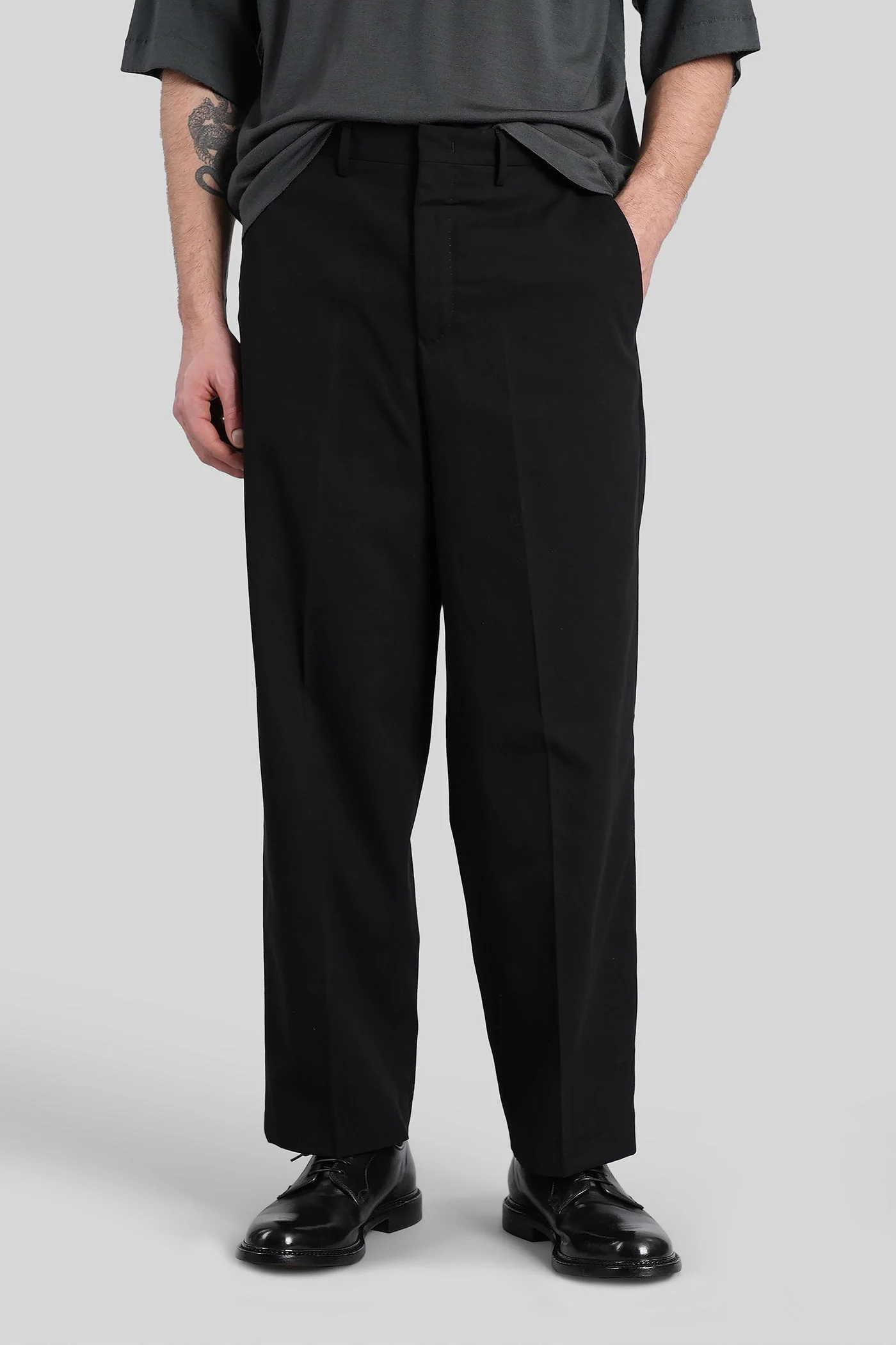 Sd82 Pants in black cotton