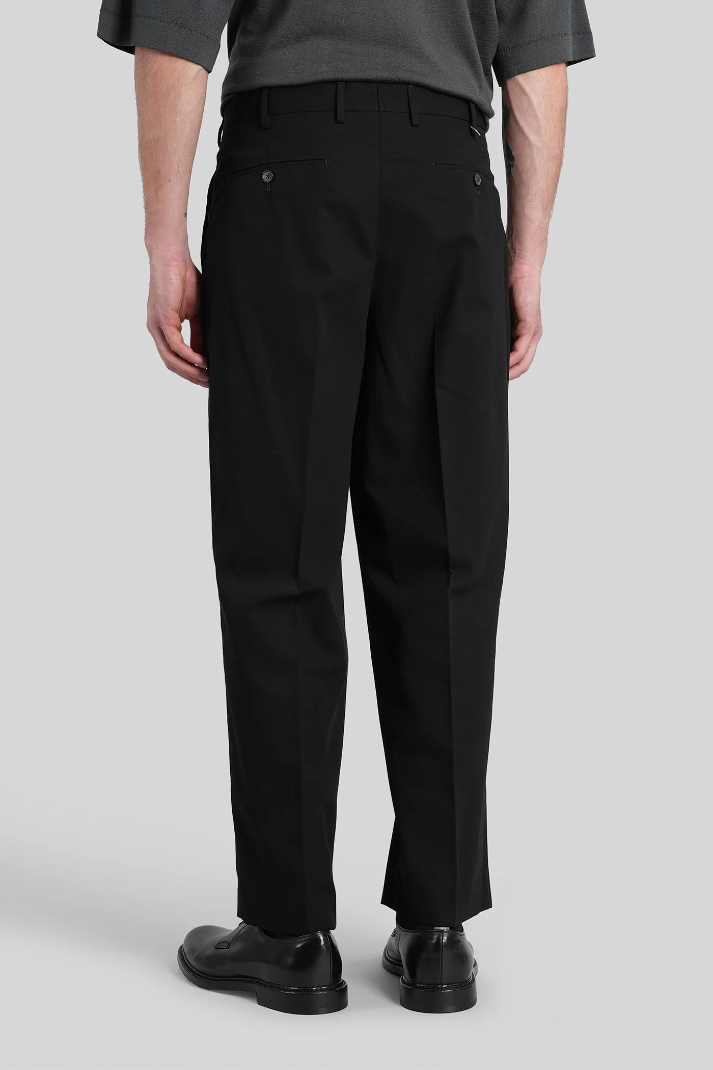 Sd82 Pants in black cotton - Image 3