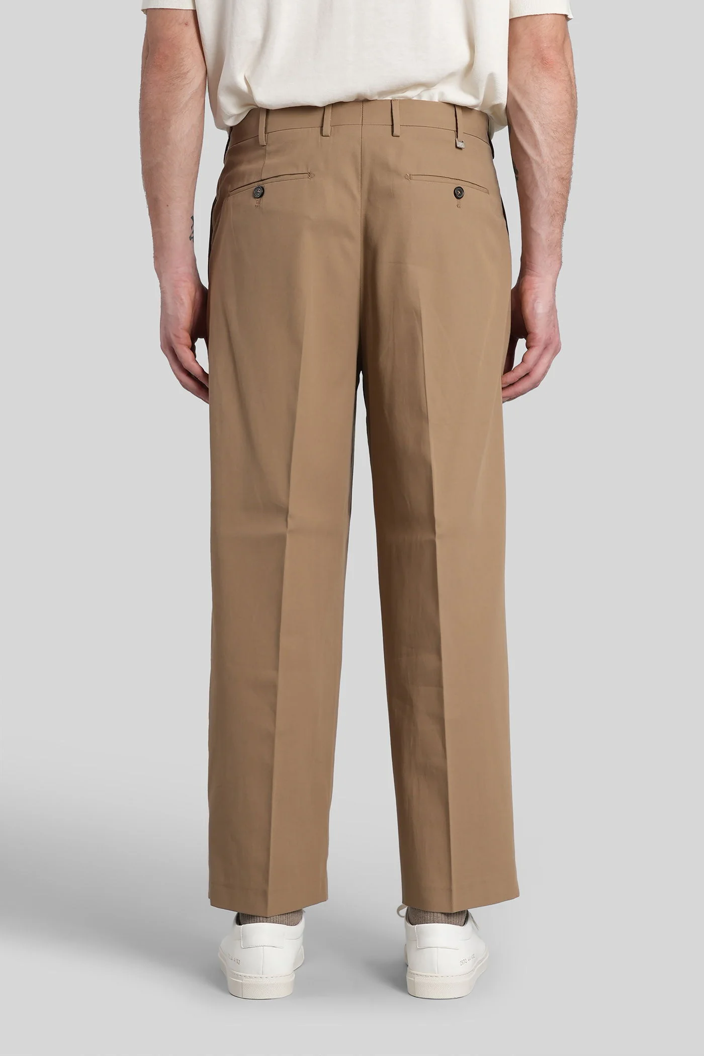 Sd82 Pants in Camel cotton - Image 3