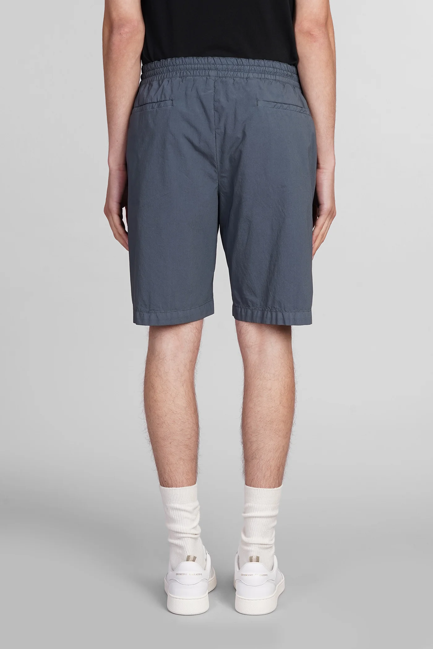 Shorts in grey cotton - Image 3
