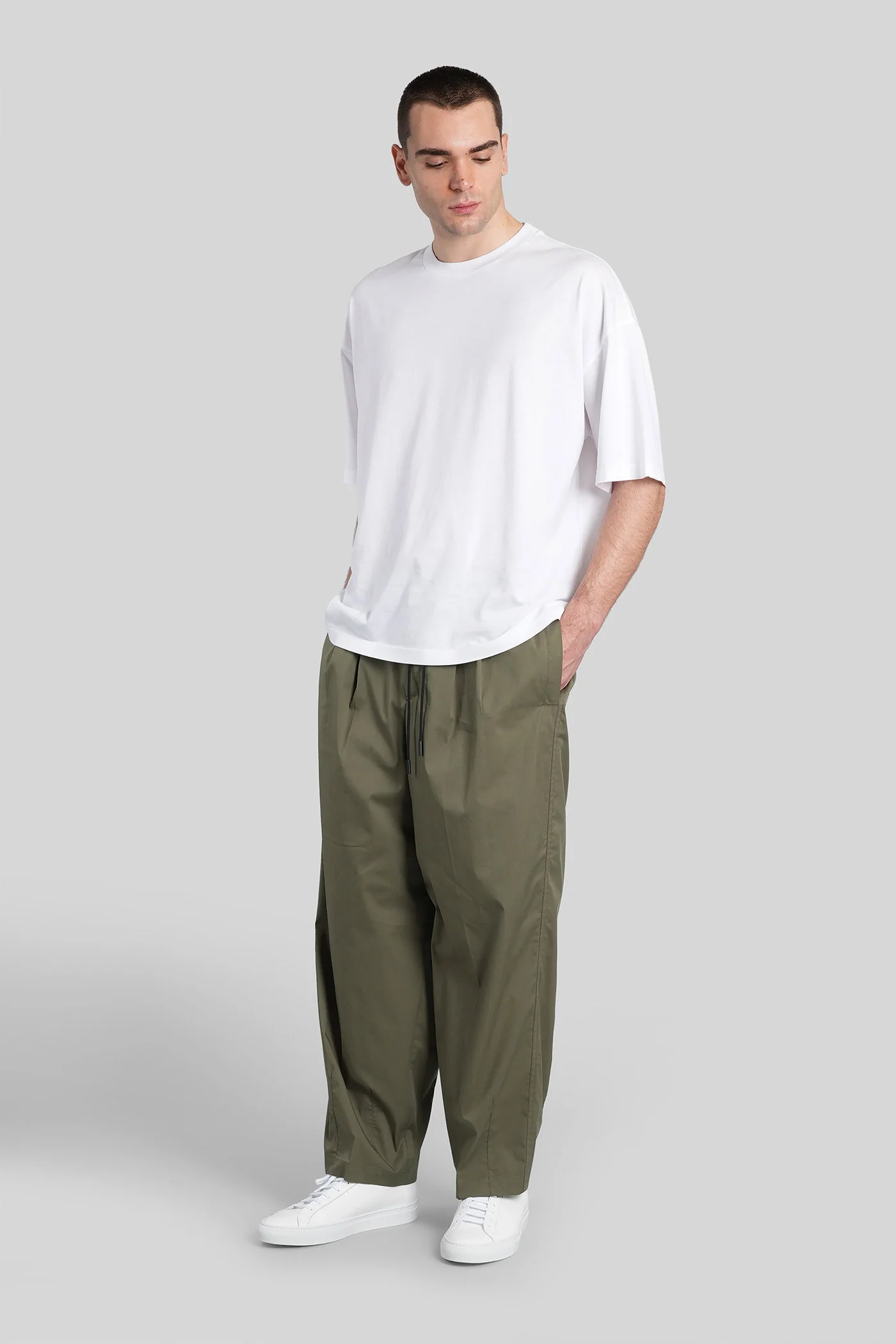 Vd05 Pants in green cotton - Image 2