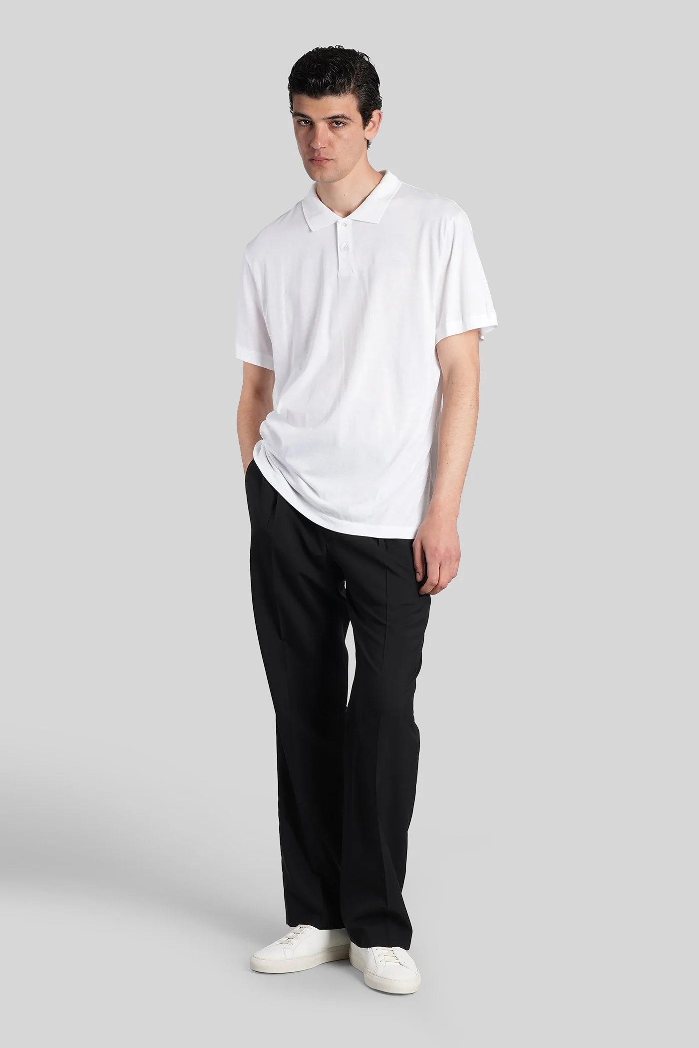 Zi56 Pants in black wool - Image 2