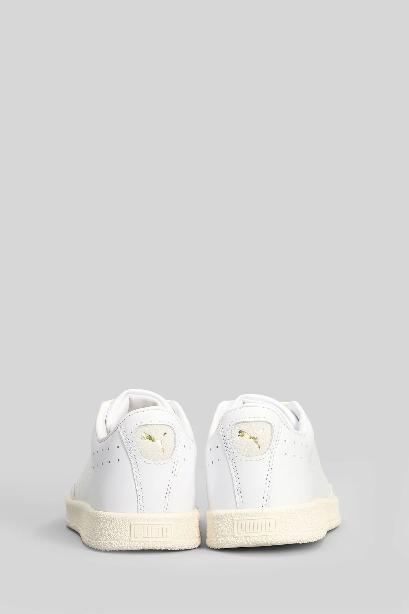 Court Sneakers in white leather - Image 4
