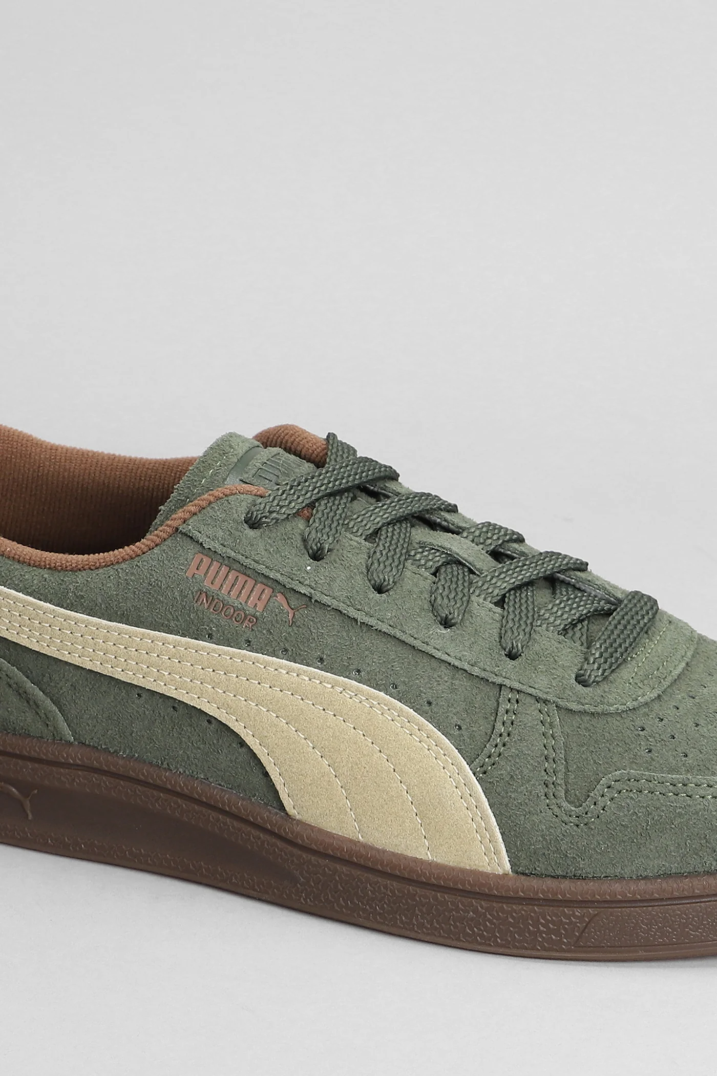 Indoor R-Suede Sneakers in khaki suede - Image 5