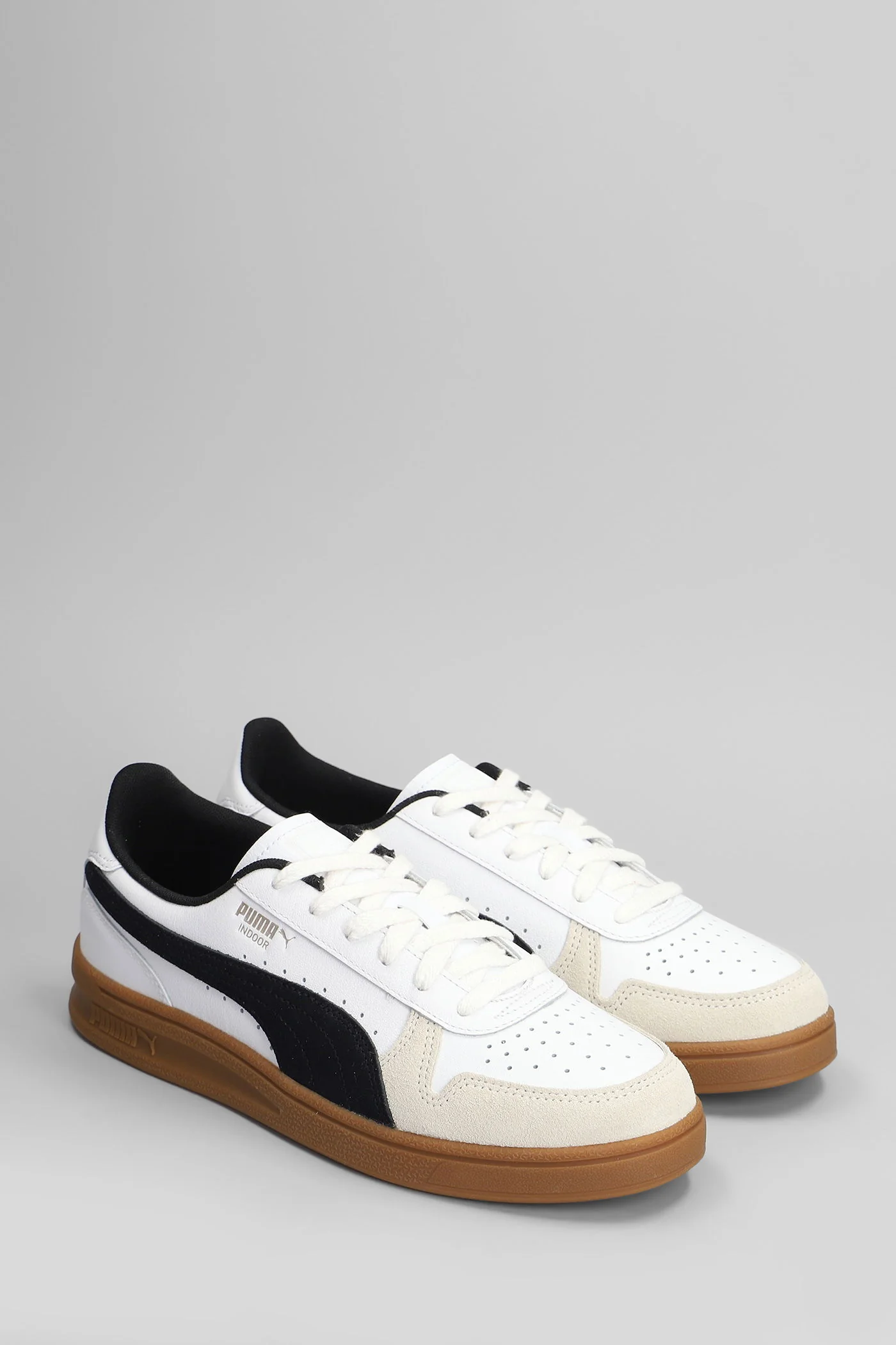 Indoor Sneakers in white leather - Image 2