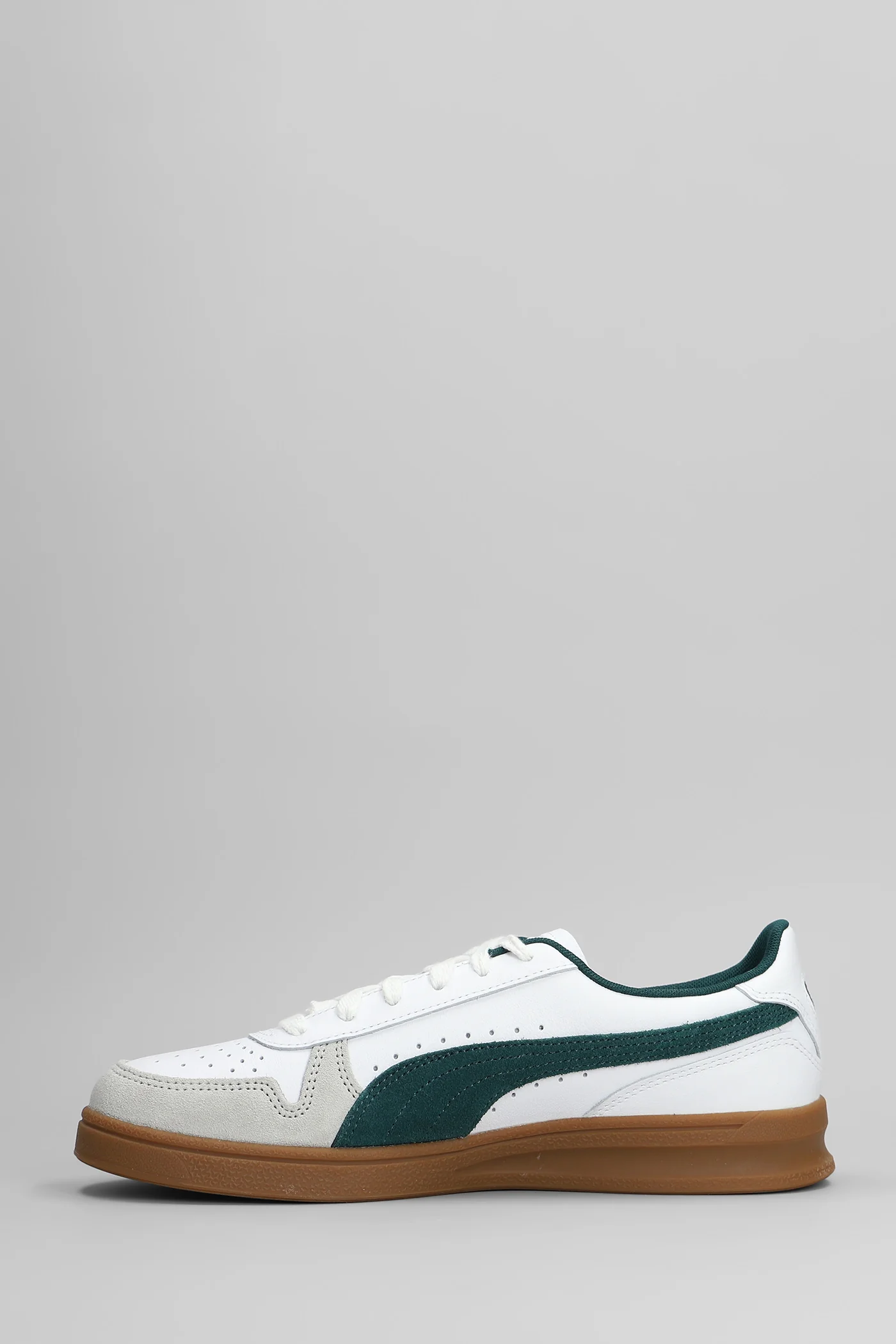 Indoor Sneakers in white suede and leather - Image 3