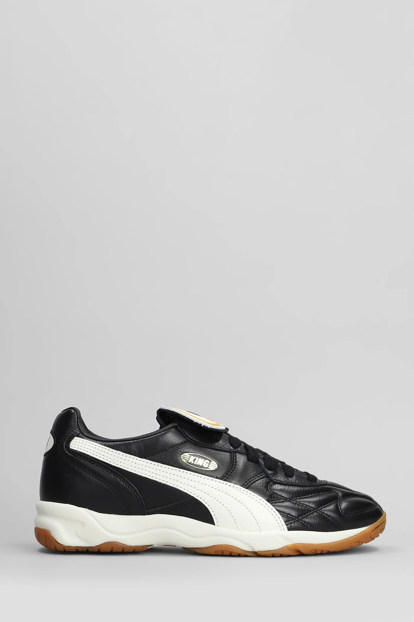 King Indoor Sneakers in black leather