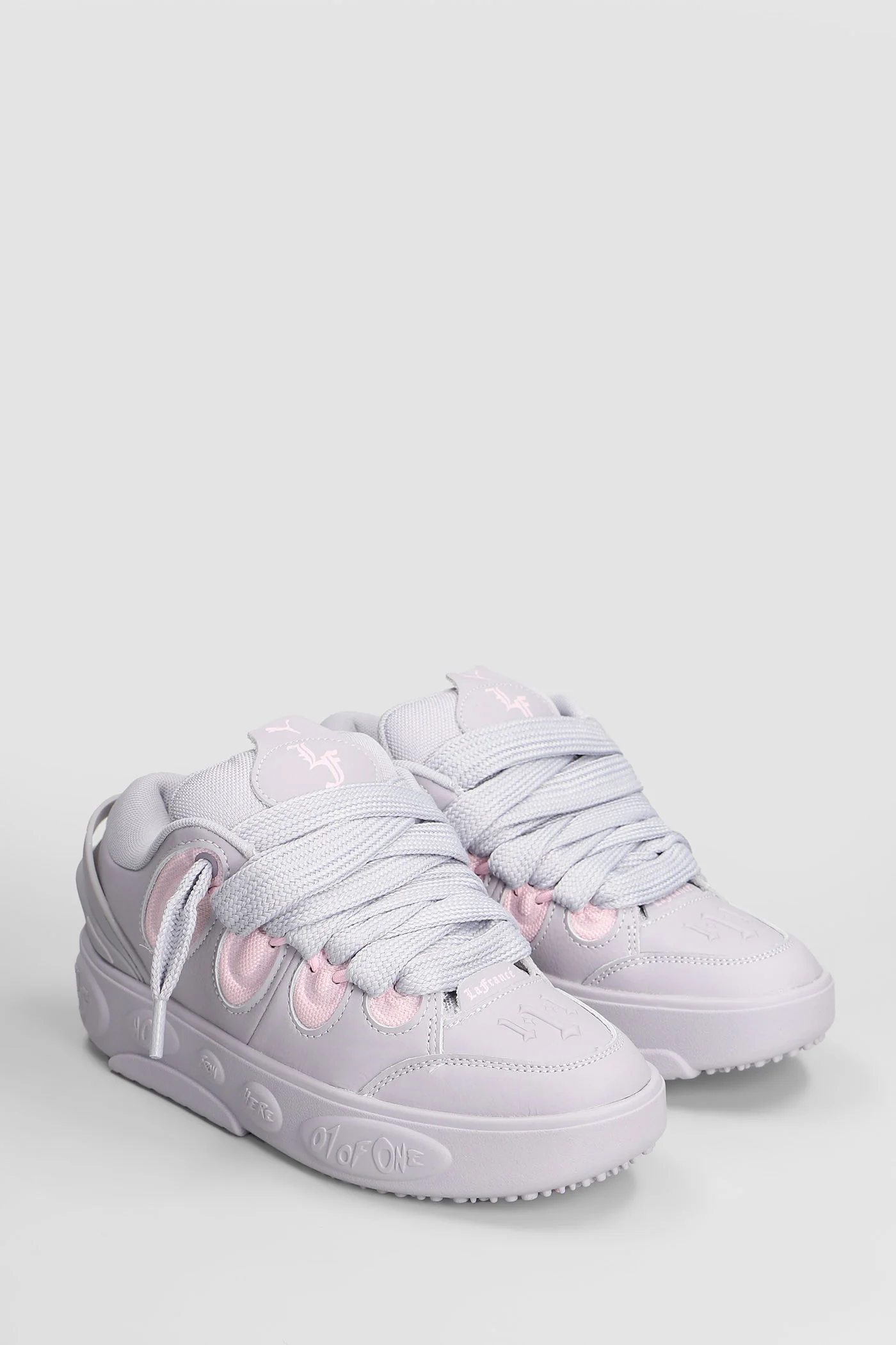 La France Wolf Sneakers in Viola leather - Image 2